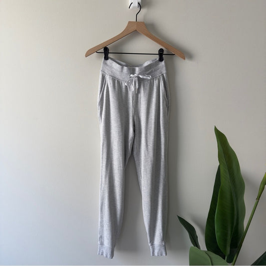 Lululemon Warm Down High-Rise Jogger in Heathered Core Ultra Light Grey Pants 2
