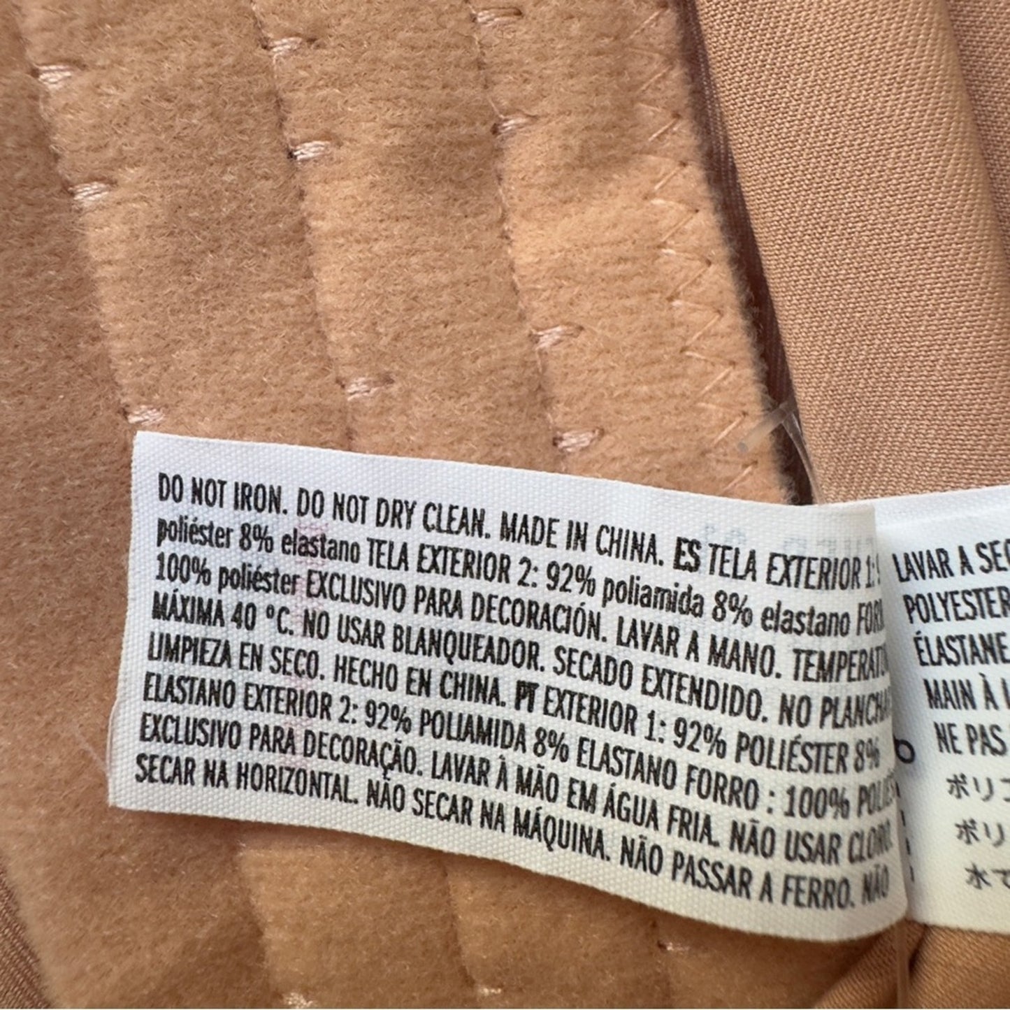 Forever 21 Lace Bustier Pink White Corset Top Adjustable Spaghetti Strap Sexy S