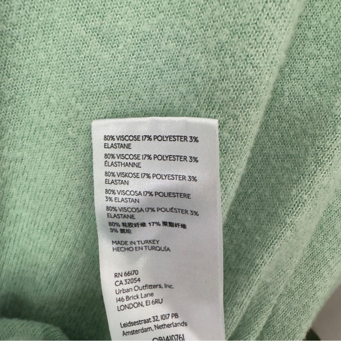 Anthropologie Soft Long Sleeve Turtleneck Green Stretch Spandex Cozy Winter Fall