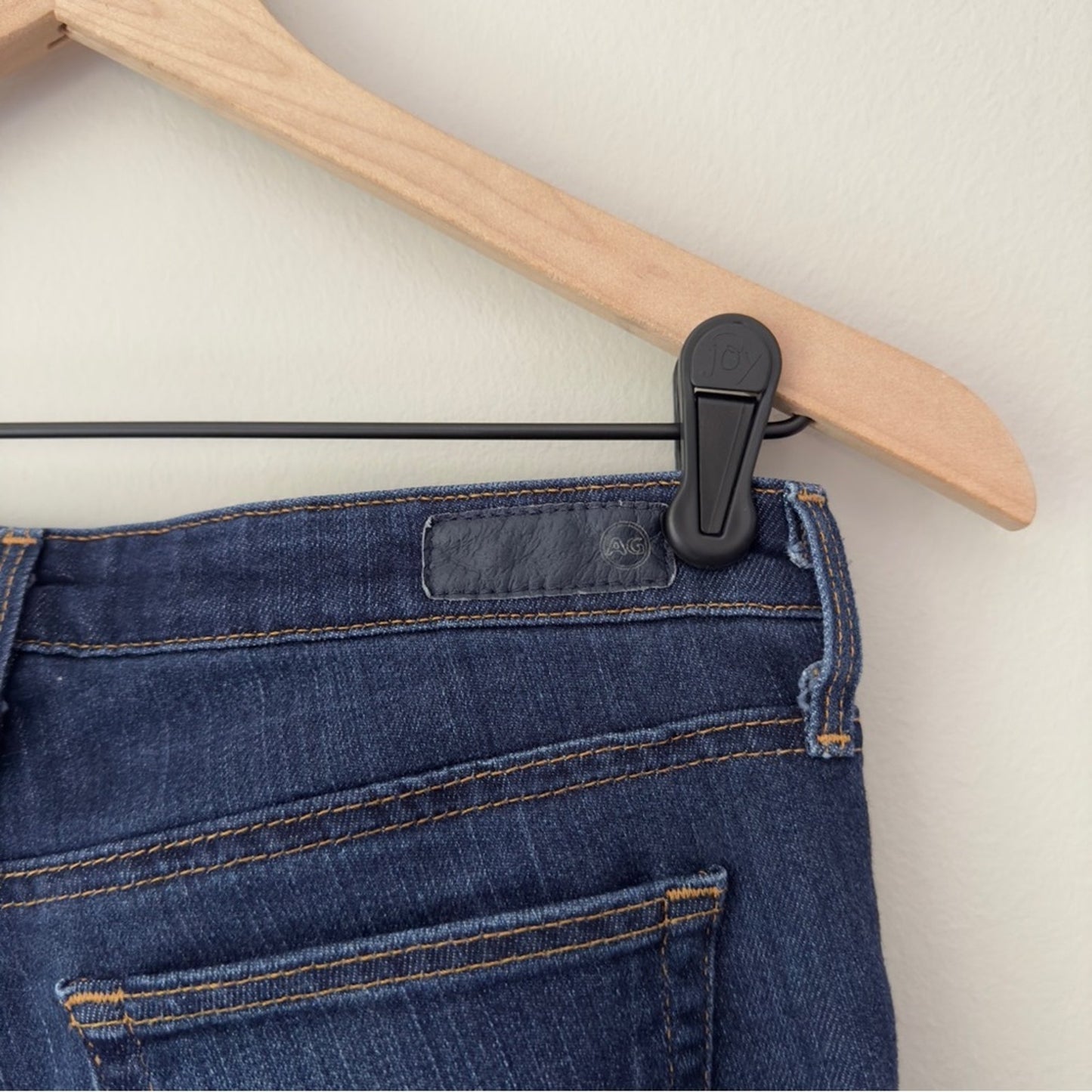 Adriano Goldschmied The Stevie Cuff Slim Straight Cuffed Jeans Dark Wash USA Zip