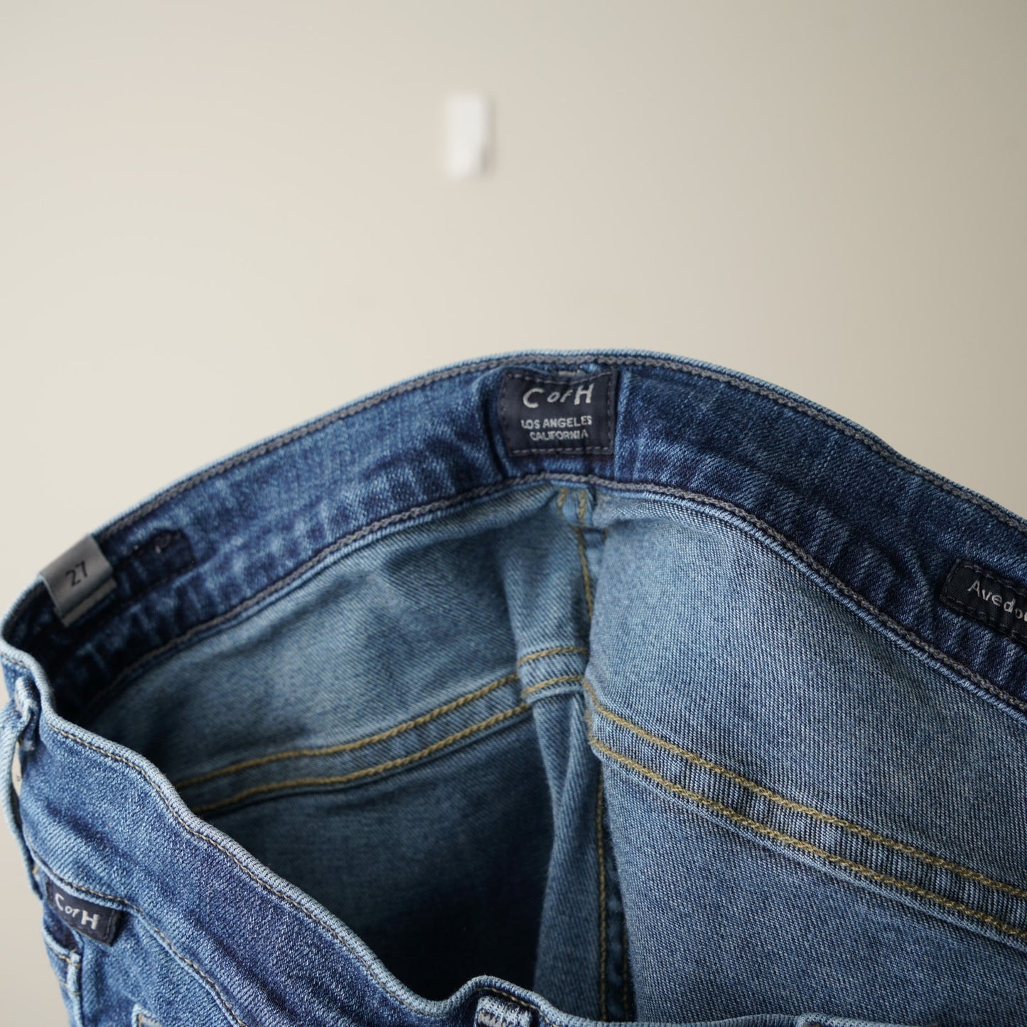 Citizens of Humanity Avedon Ultra Skinny Jeans Dark Wash Zip Button Pockets EUC
