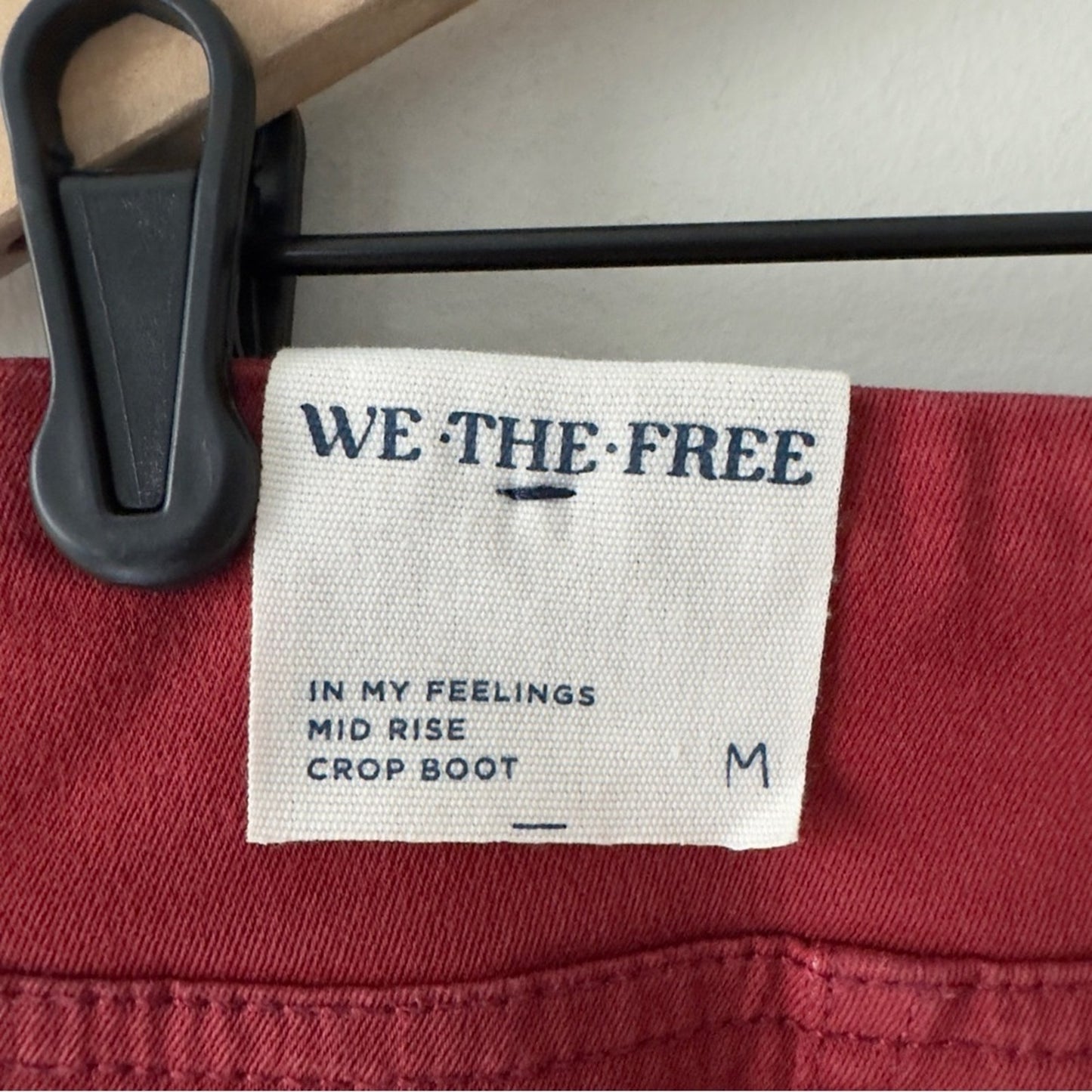 Free People We The Free In My Feelings Cropped Slim Flare Jeans Bootcut mid rise