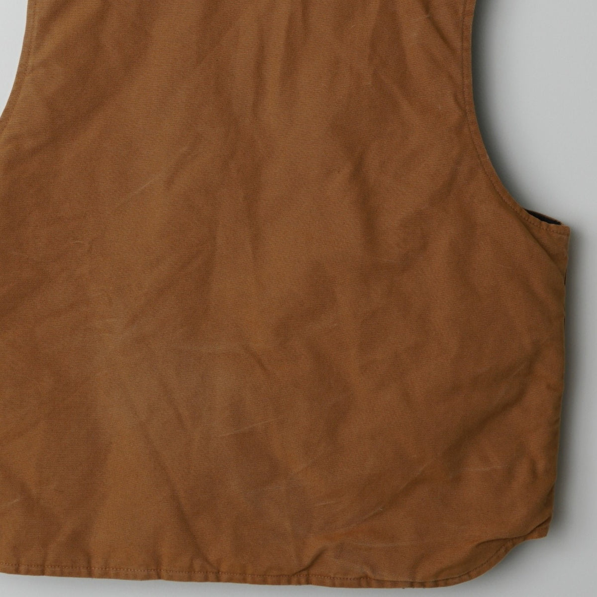 Carhartt Men's Iconic V01 Firm Duck Vest in Brown Canvas 100% Cotton Shell Zip