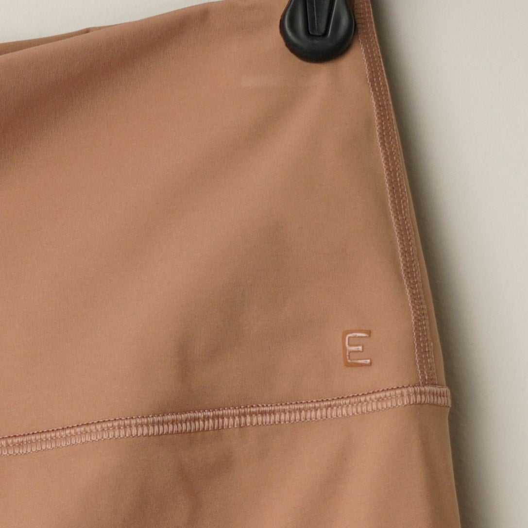 Everlane The Perform Bike Short Tan Biker Athletic Shorts Solid Activewear Small