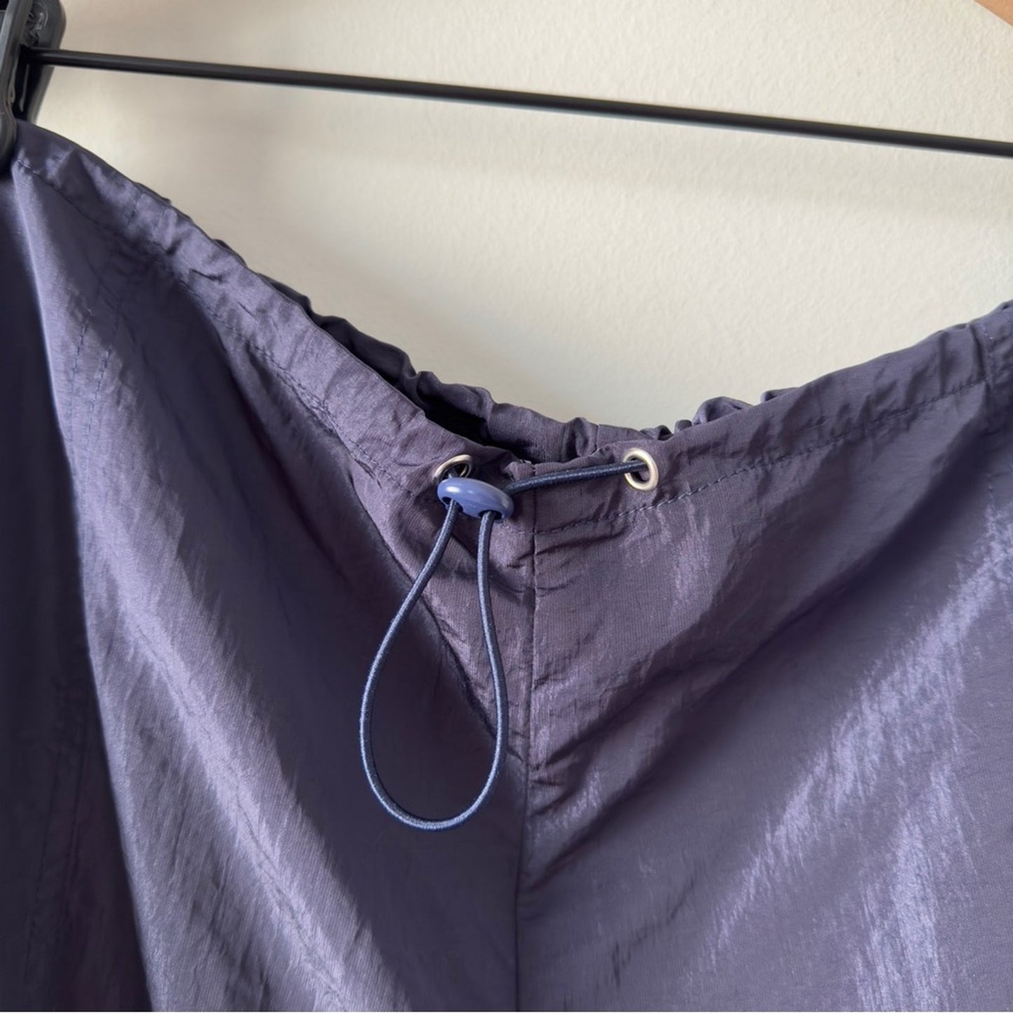 Revolve Superdown Ruby Parachute Pant Stylish Navy Cargo Pants adjustable waist