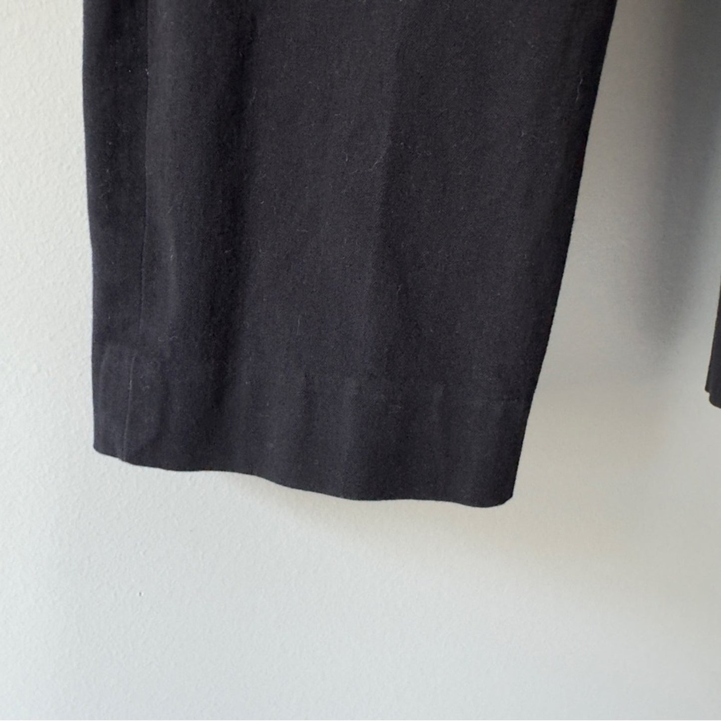 SPANX Black Stretch Chinos straight leg solid back pockets cotton casual elastic