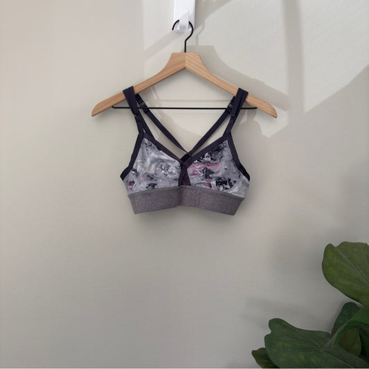Lululemon If You’re Lucky Bra in Moody Mirage White Deep Navy/Slate/Naval Blue 8