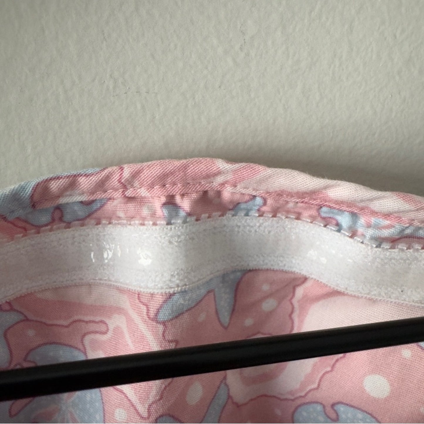 Vineyard Vines Seahorse Print Y2K Strapless Pink mini Dress sand dollar starfish