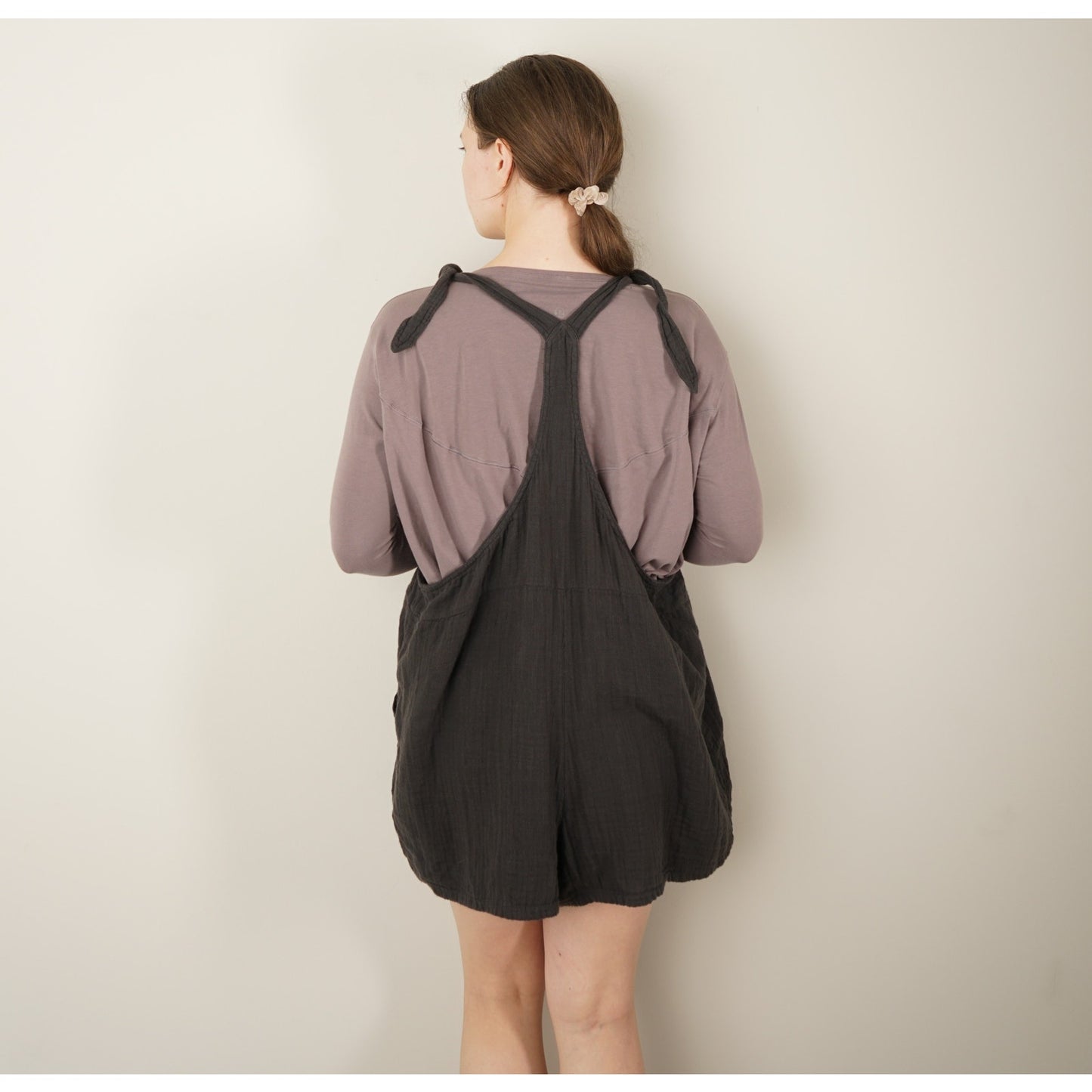 Aerie Gauze Fabric Adjustable Tie Straps Shorts Romper Shortalls Pockets XXL EUC