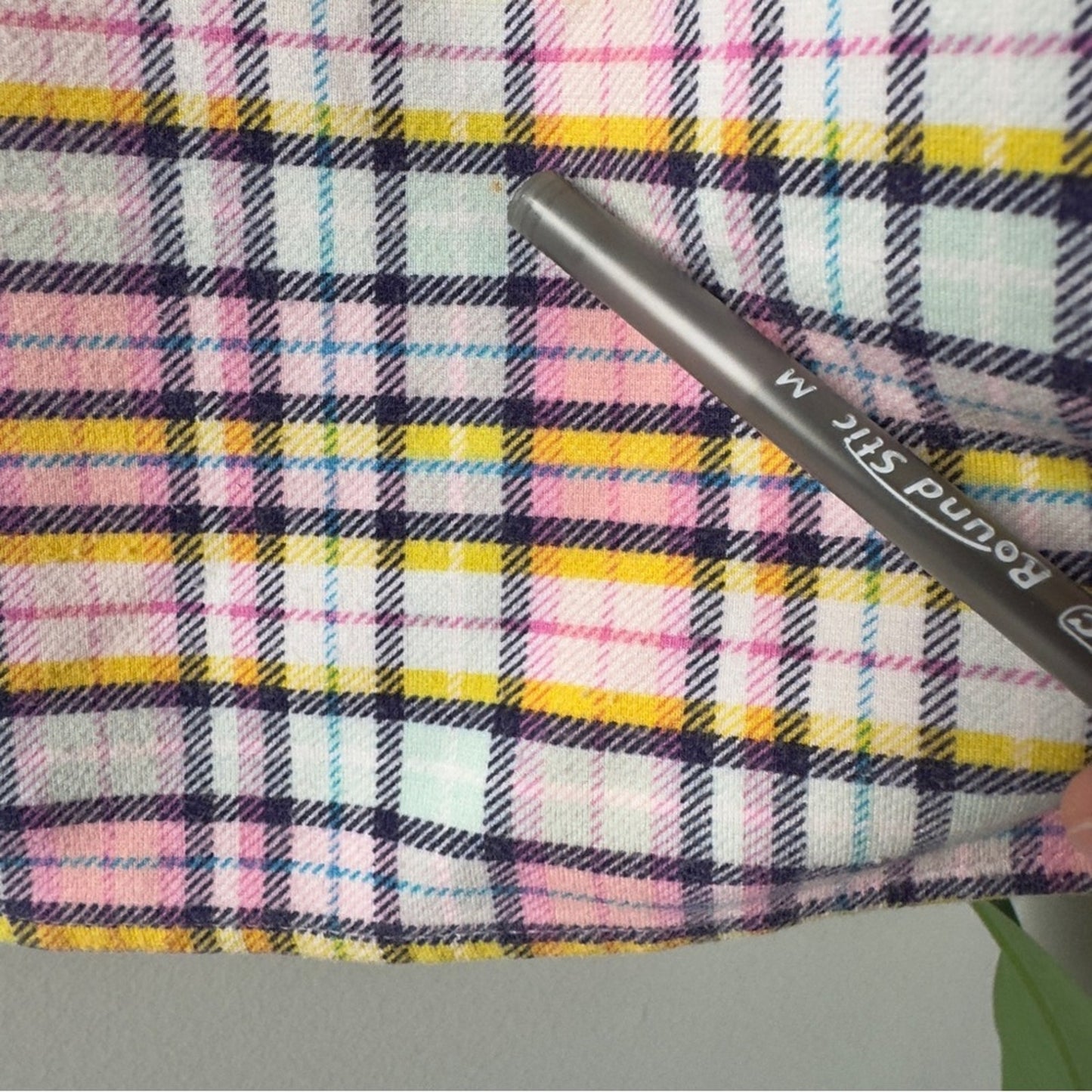 Justice Multicolor Plaid Slip Dress Spaghettie Strap Y2K Retro Colorful Pastel