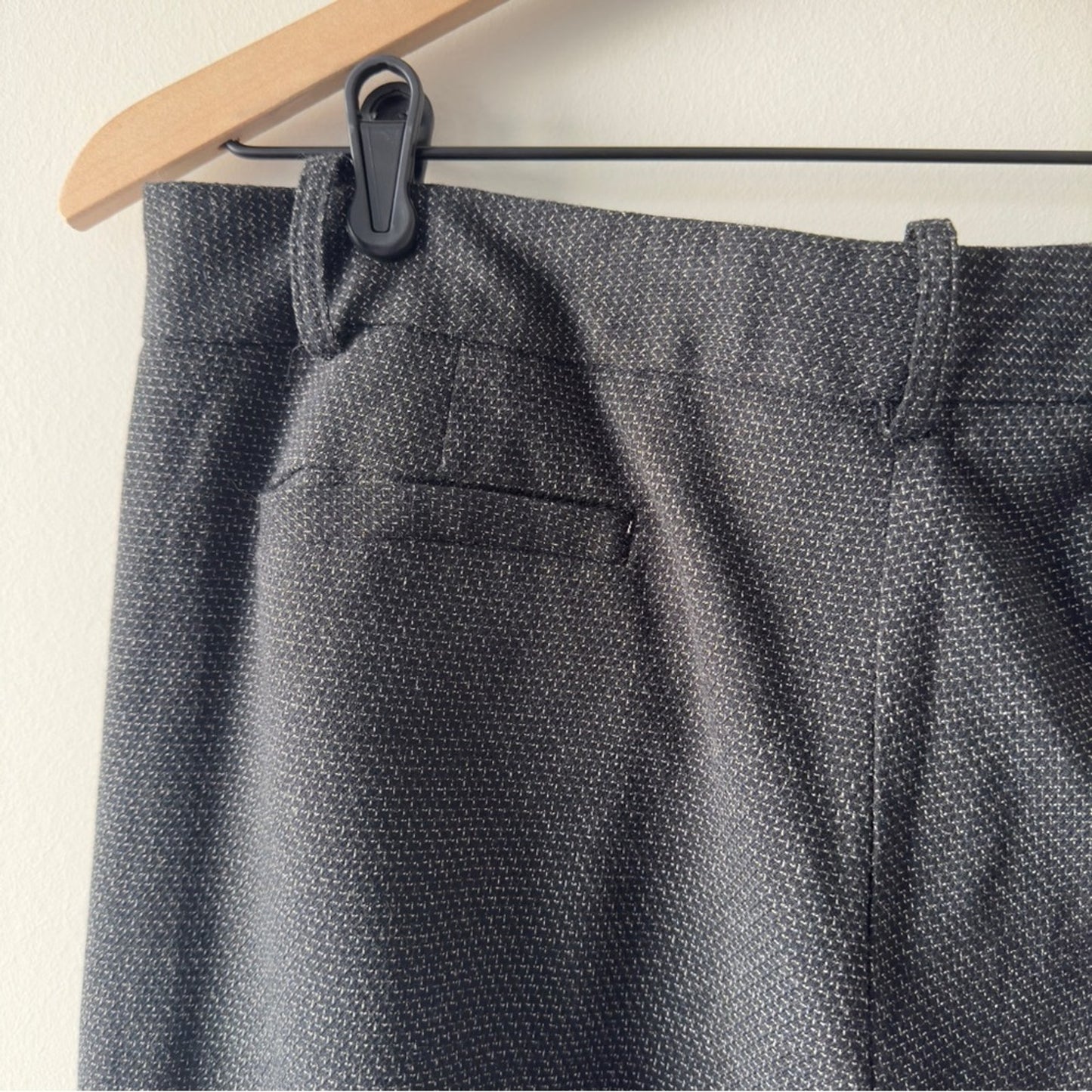 Sandro Business Casual Pants Houndstooth Work Career Office Interview hook & eye