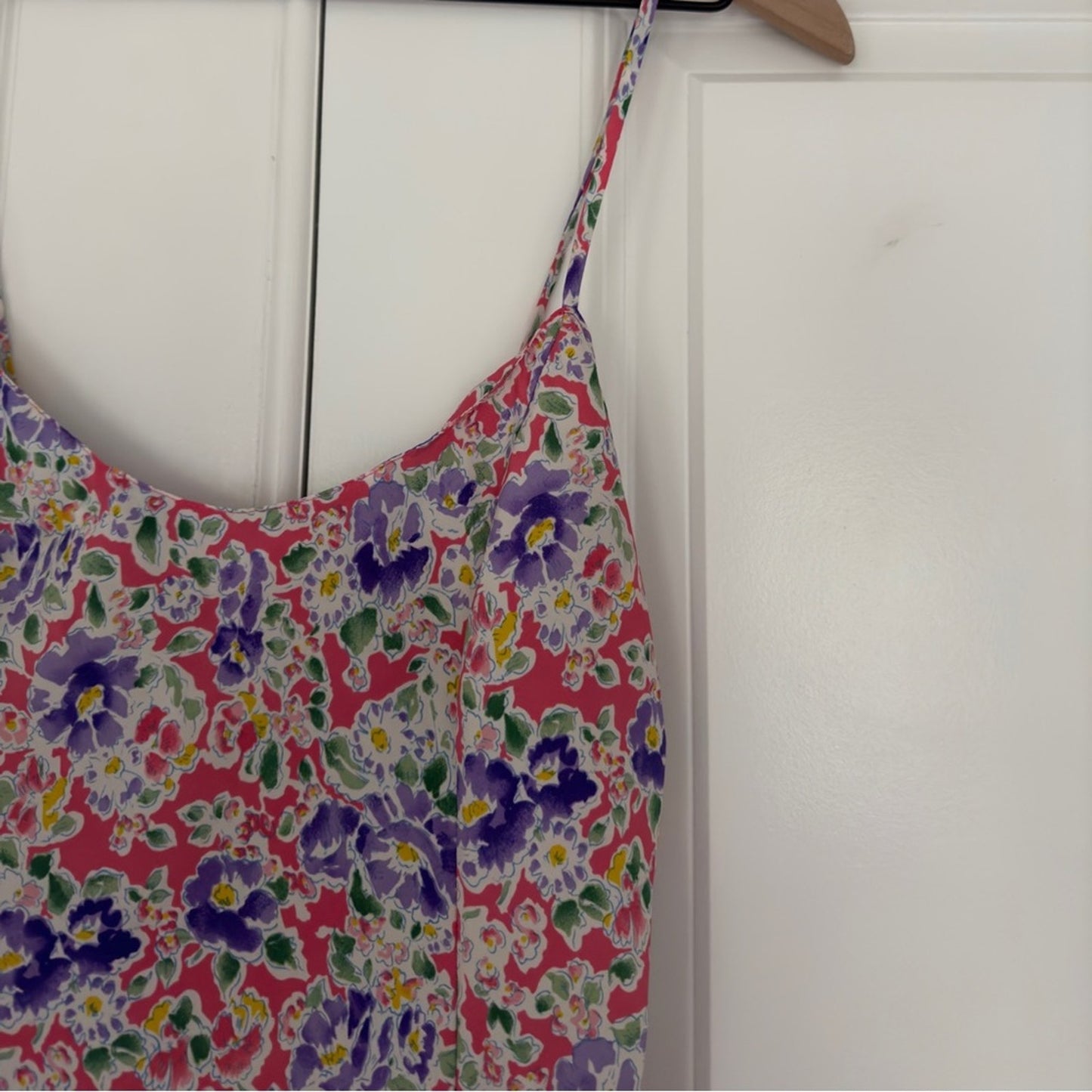 Victoria’s Secret Vintage Gold Label 90s Slip Dress Floral Lace Hem Lingerie P