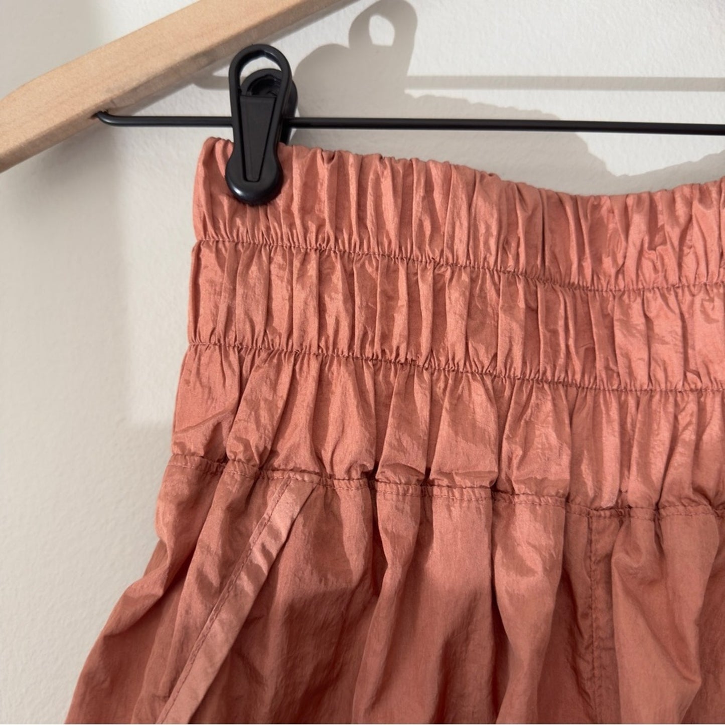 Free People FP Movement The Way Home Shorts in Brushed Apricot Athletic Lining
