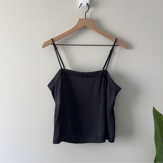 Revolve House of Harlow 1960 Black Adjustable spaghetti strap Crop Top black NWT