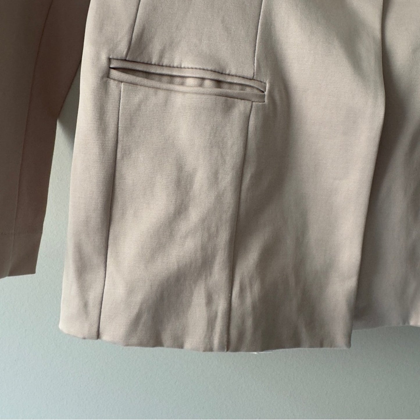 NWT Nakepe Blazer Single Button Front Long Sleeve Collar Pockets Business Office