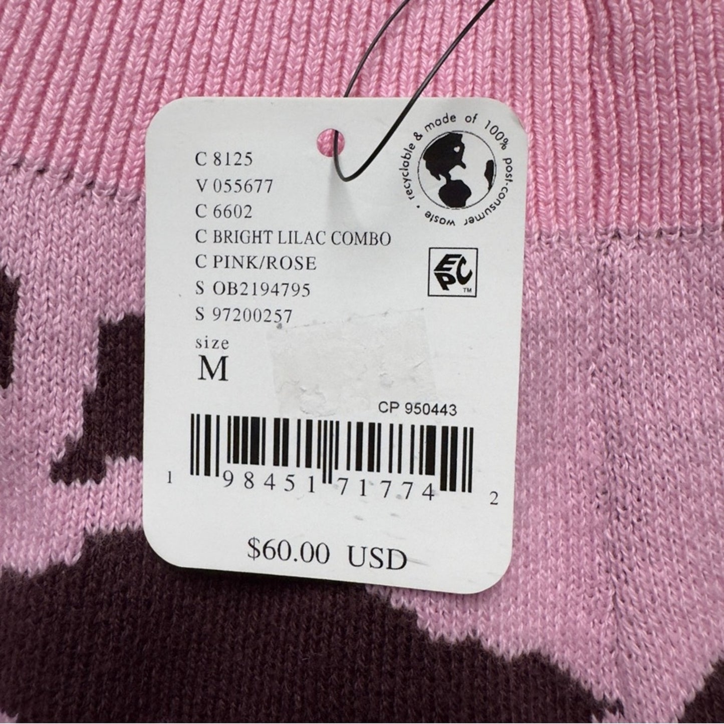 Free People Kaia Swit Shorts in Bright Lilac Combo Pink Floral Knit Micro Short