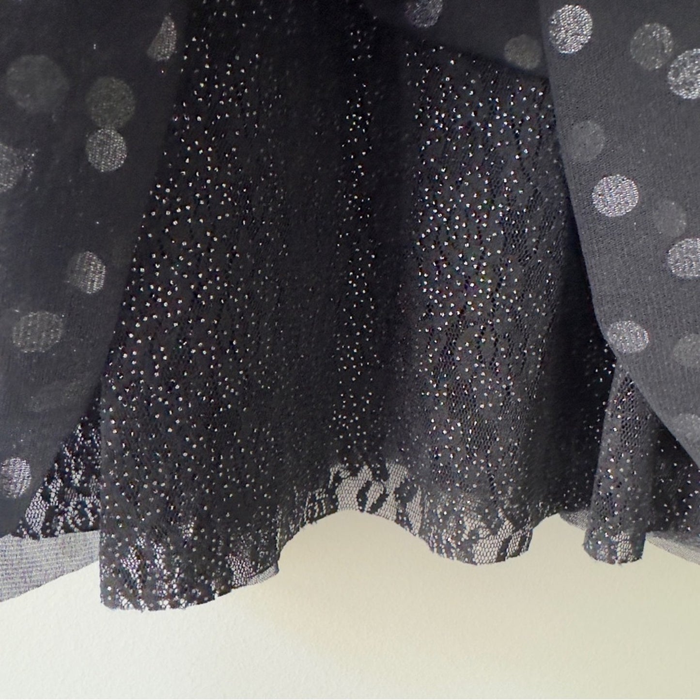 Free People Reversible Sparkly Mini Dress Black silver metallic Sleeveless Crew