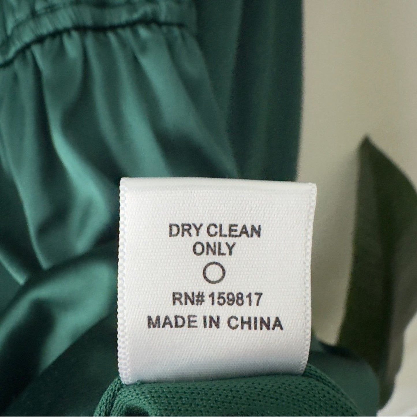 Altar’d State Emerald Green Long Sleeve Dress Tiered A-Lined Square Neck Ruched