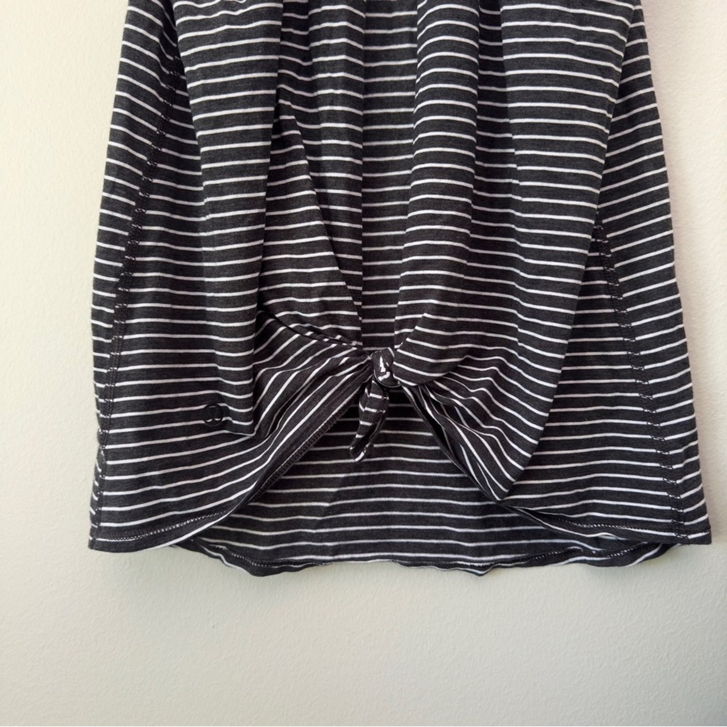Lululemon All Tied Up Tank Modern Stripe Heathered Black White (First Release)