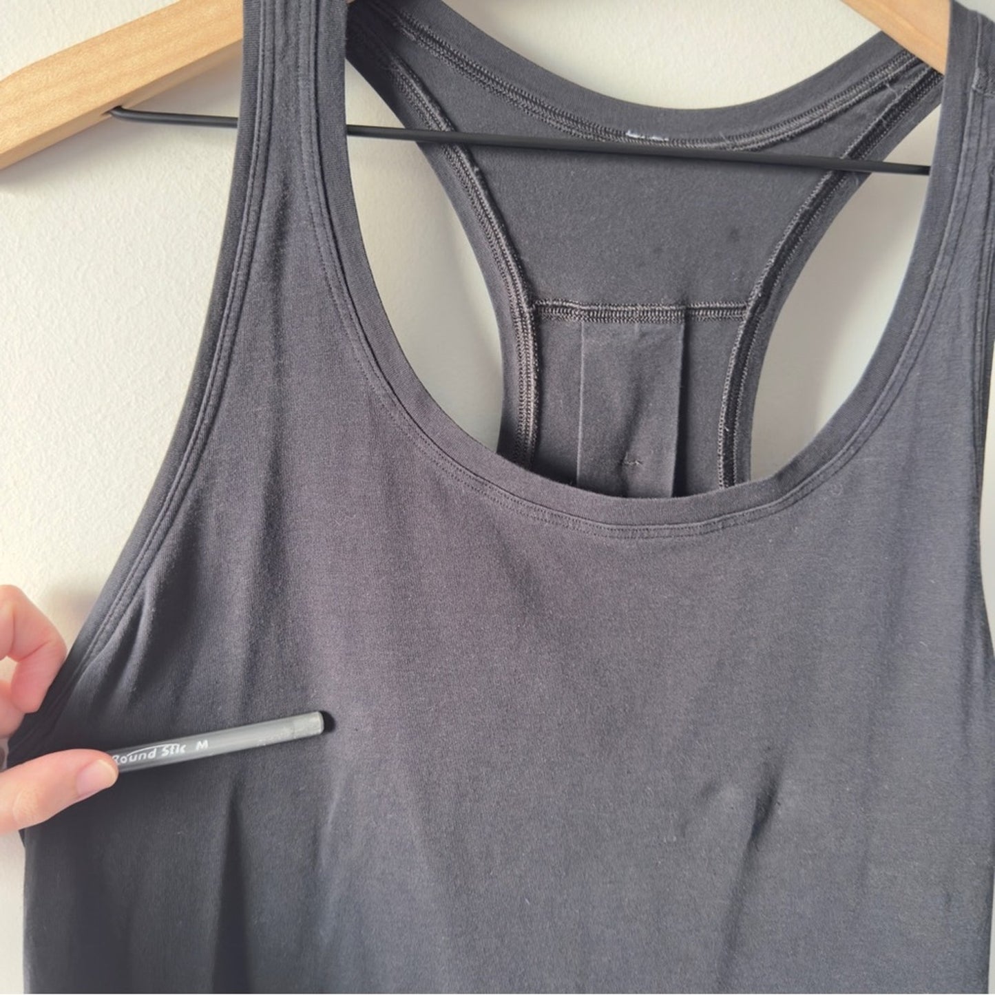 Lululemon Love Tank *Pleated in Black (First Release) Sleeveless Top Pima Cotton