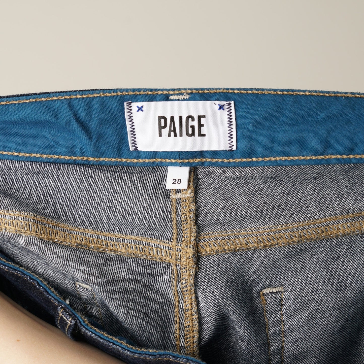 Paige Jimmy Jimmy Skinny Jeans Rebel Without a Cause Dark Wash Pockets Zip EUC