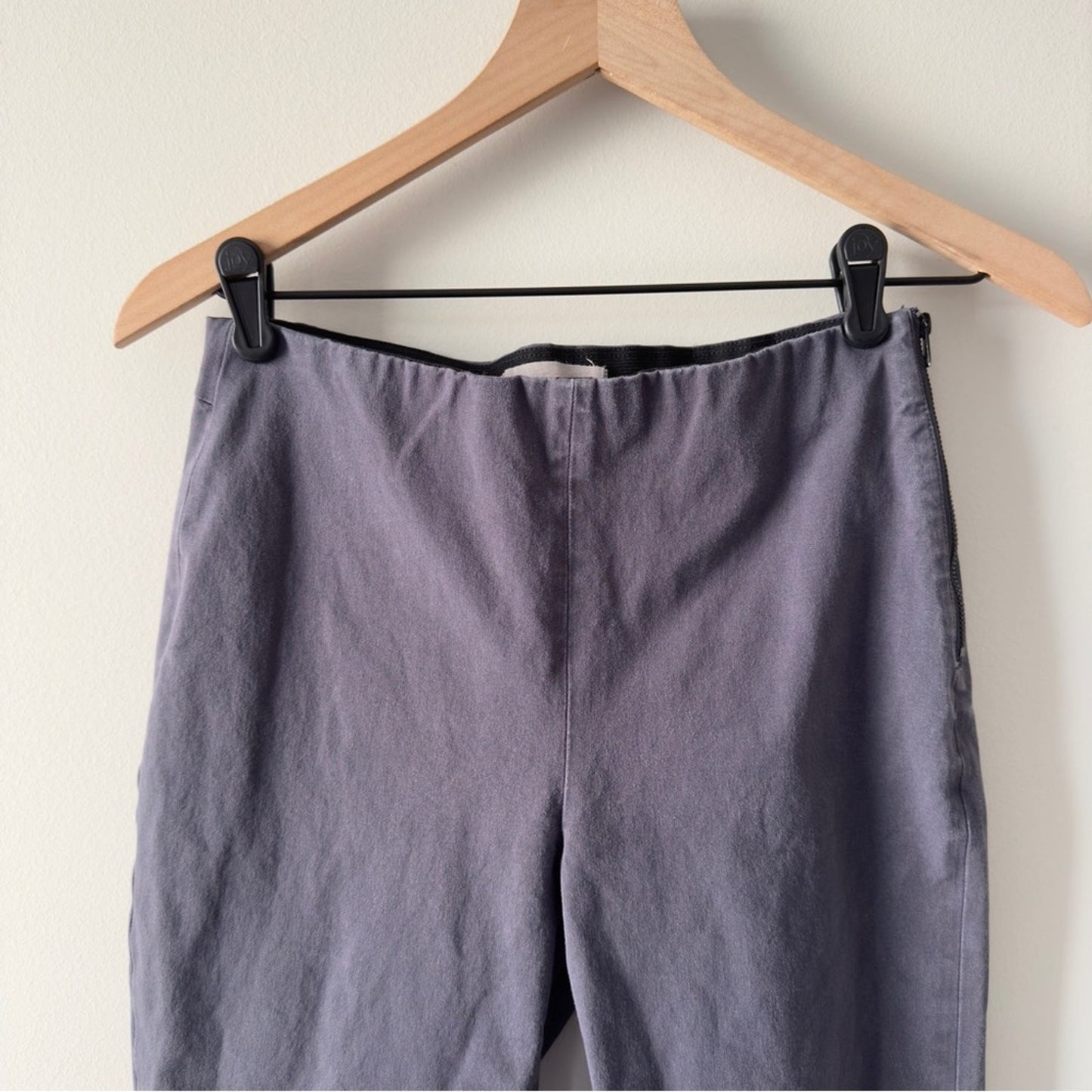 Everlane The Side-Zip Stretch Cotton Pant Gray Business Casual Classic solid 6