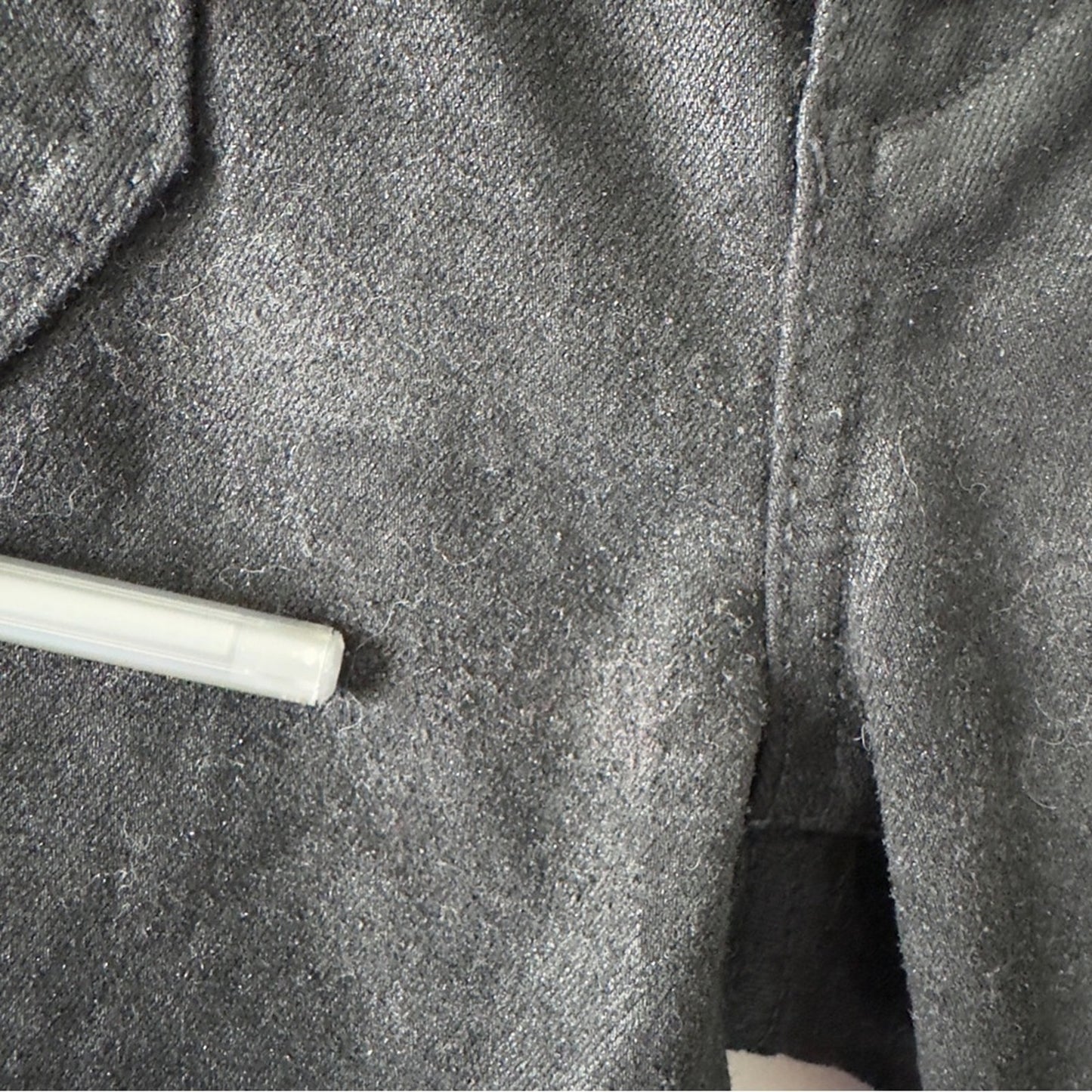 PAIGE Mayslie Jogger Black Casual Pants zipper ankles zip button pockets coated