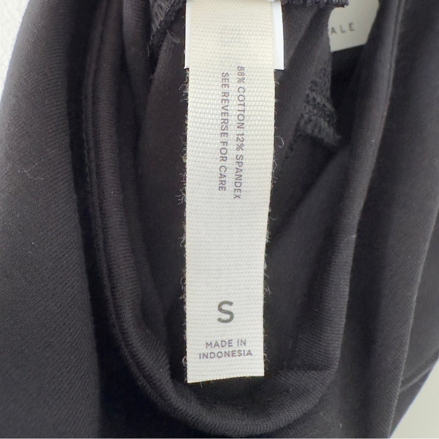Aeropostale Aero Foldover Flare Leggings Black Pants Solid stretch adjustable S