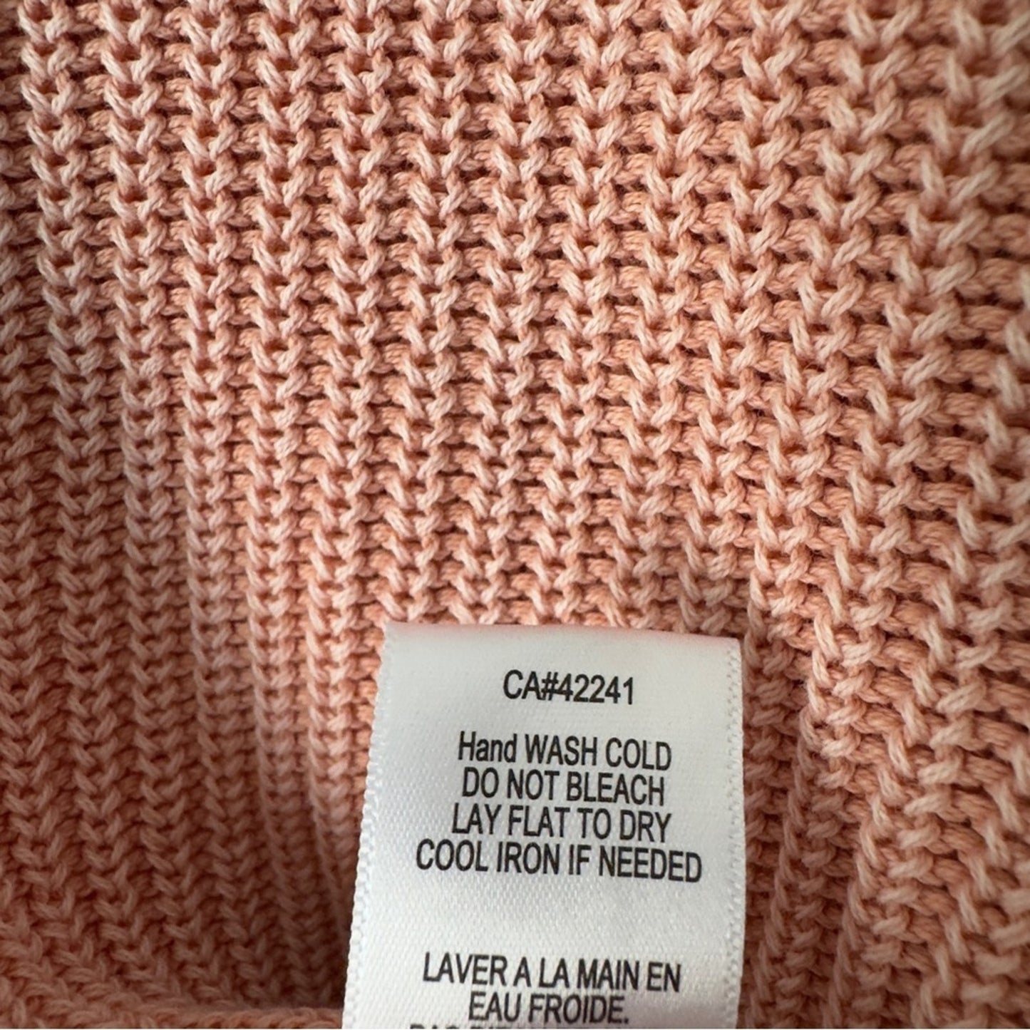 Young Fabulous & Broke 100% Cotton Pink Women's Sweater crew neck ribbed solid M