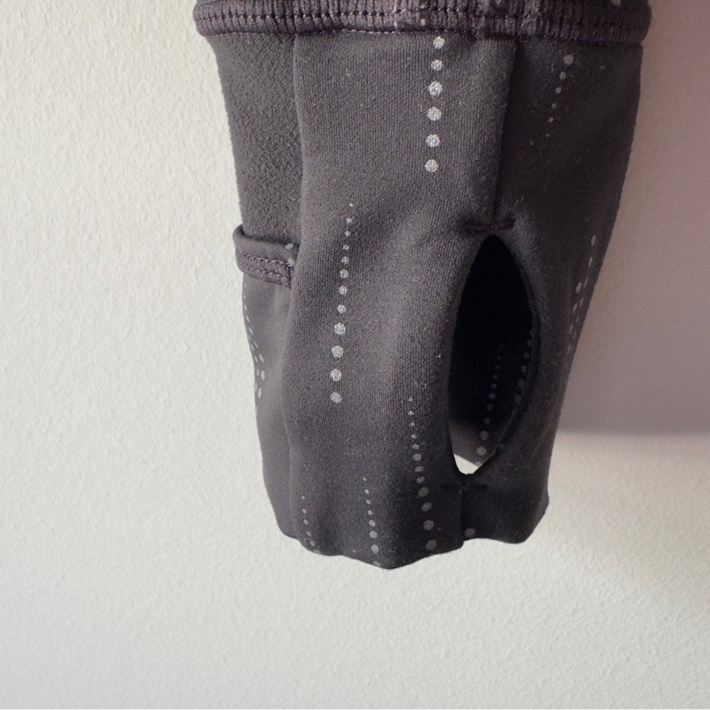 Sweaty Betty Black Jacket with mock neck Collar long sleeve full zip thumb holes