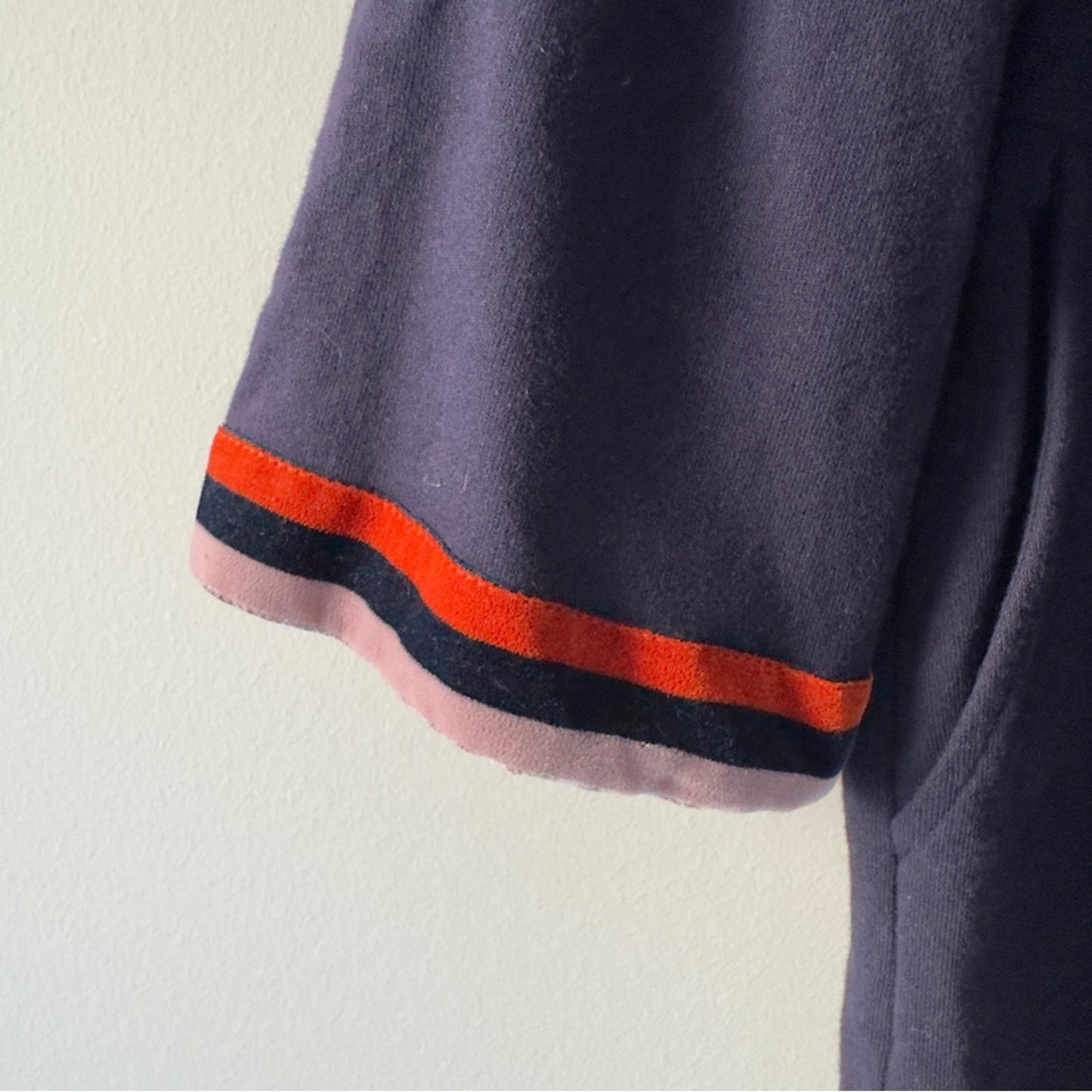 Boden 100% Cotton Mini Sheath Dress Pockets 3/4 Sleeve Navy Casual Preppy Crew