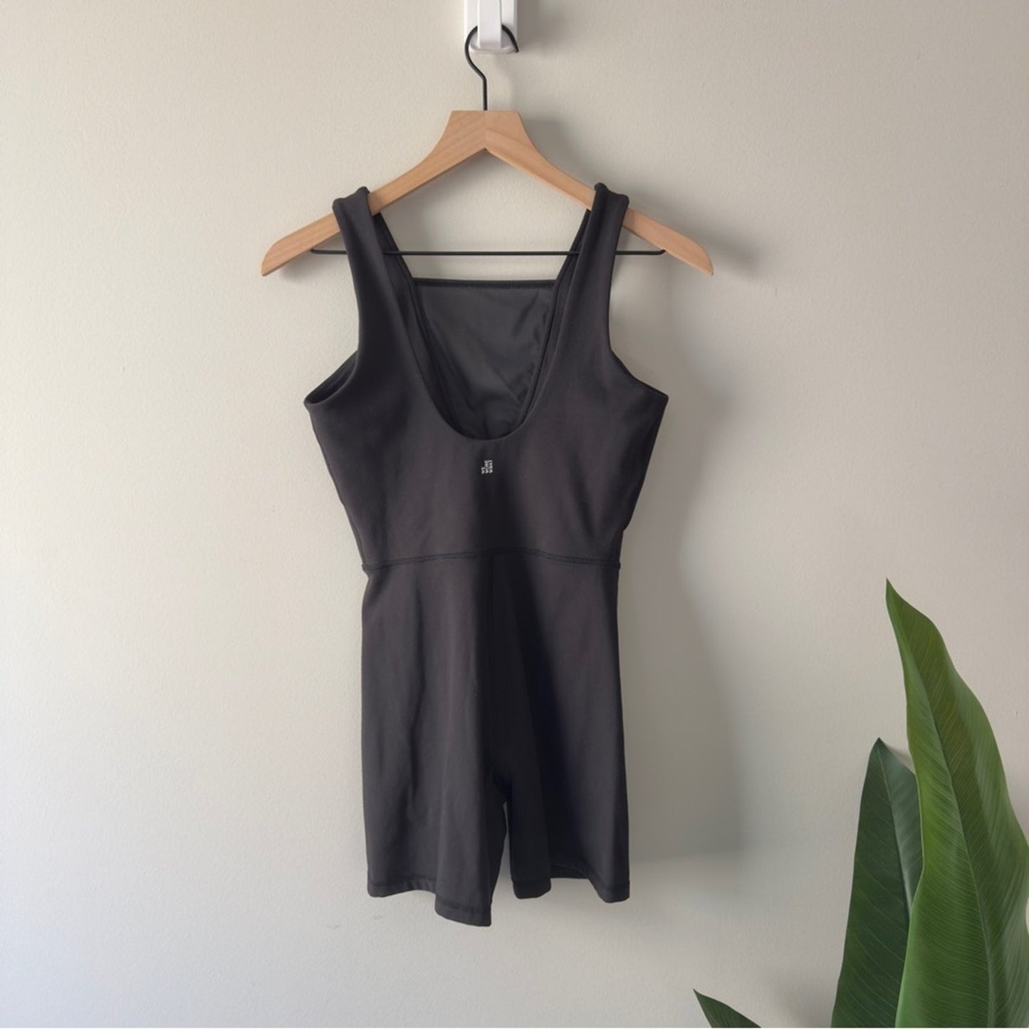 Revolve WeWoreWhat Black Sleeveless Mesh Panel Shorts Romper Stretch Athletic S