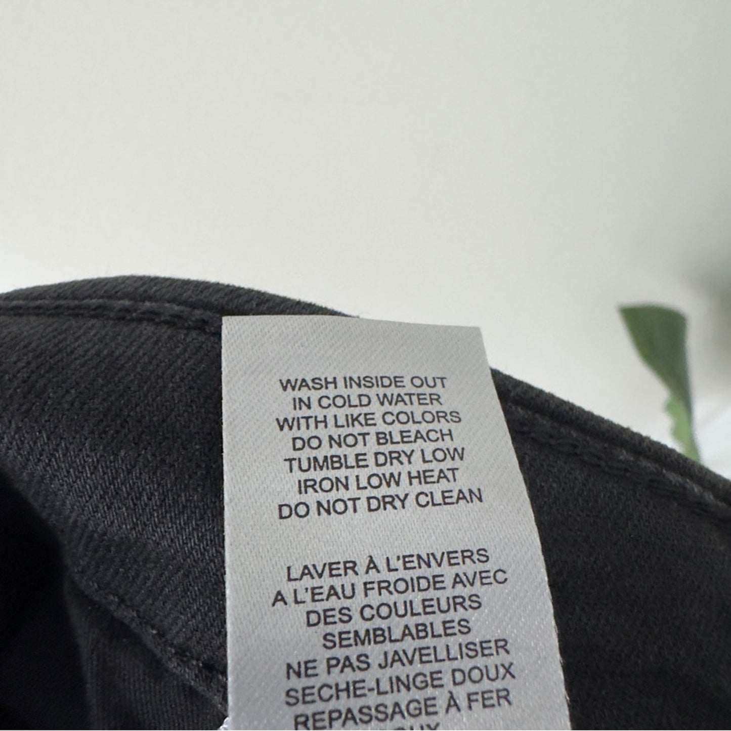 Good American Good Leg Button Fly High Rise Black Skinny Jeans Denim Classic NWT