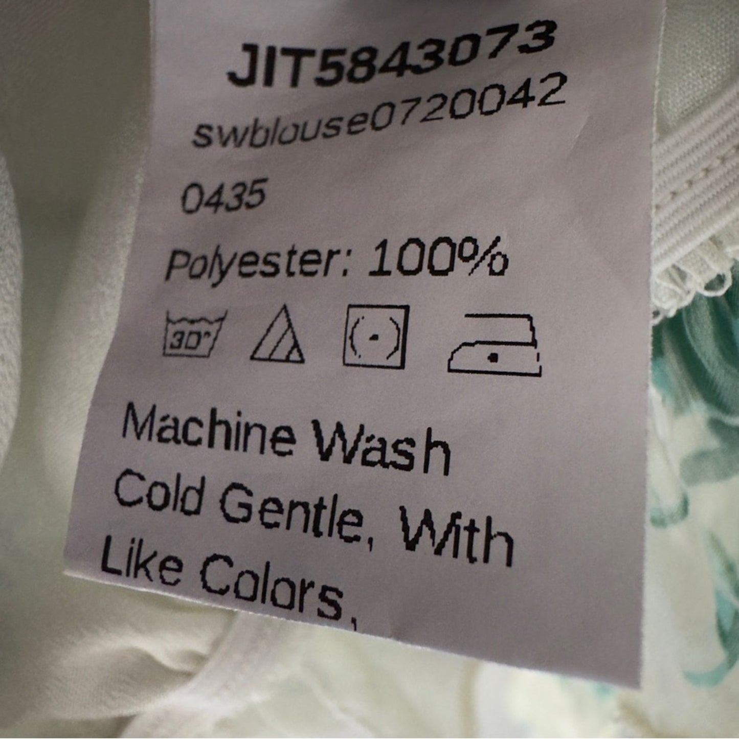 Shein Floral Off-Shoulder Ruffle Top Long Sleeve Cropped Crop Frilly Spring EUC