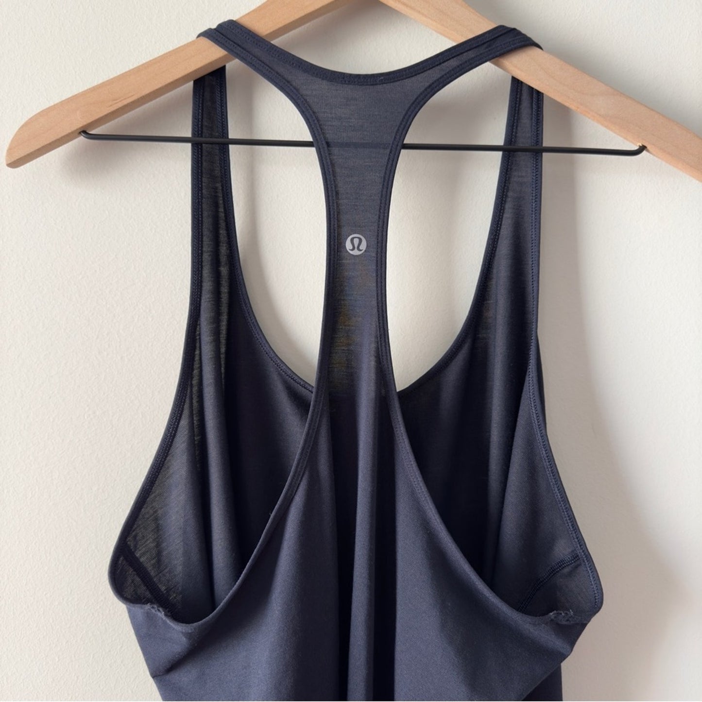 Lululemon Tech Mesh Singlet in Naval Blue Tank Top Relaxed Sleeveless Racerback