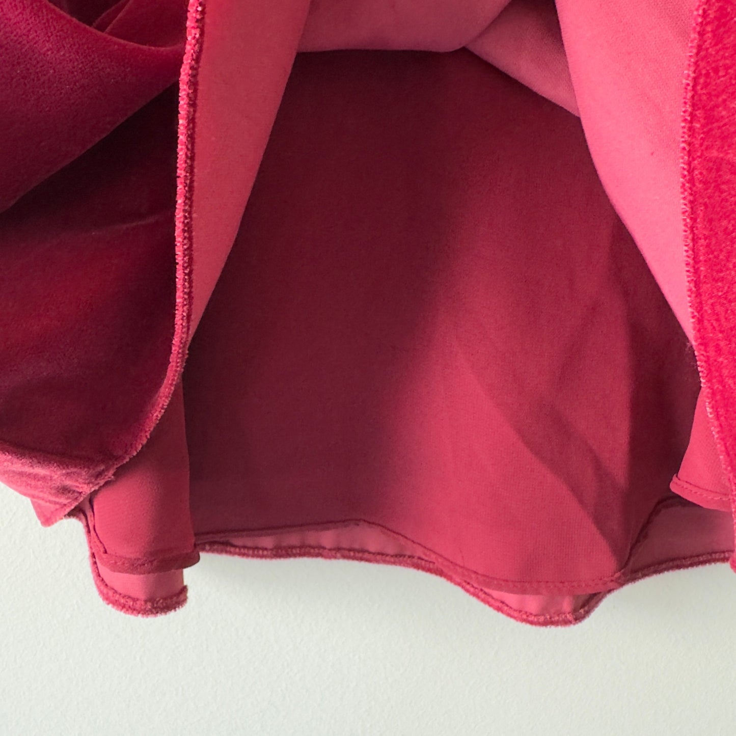 Express Deep Red Velvet Camisole V-neck adjustable spaghetti strap tank top cami