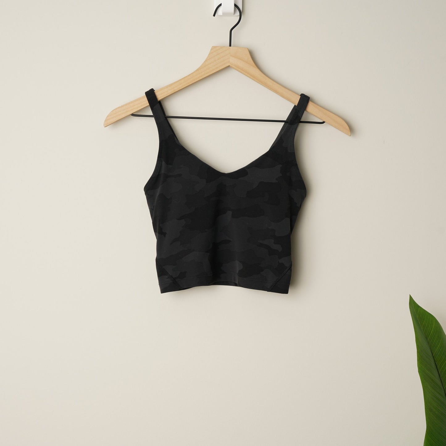 Lululemon Align Tank Top in Heritage 365 Camo Deep Coal Multi Yoga Stretch Crop