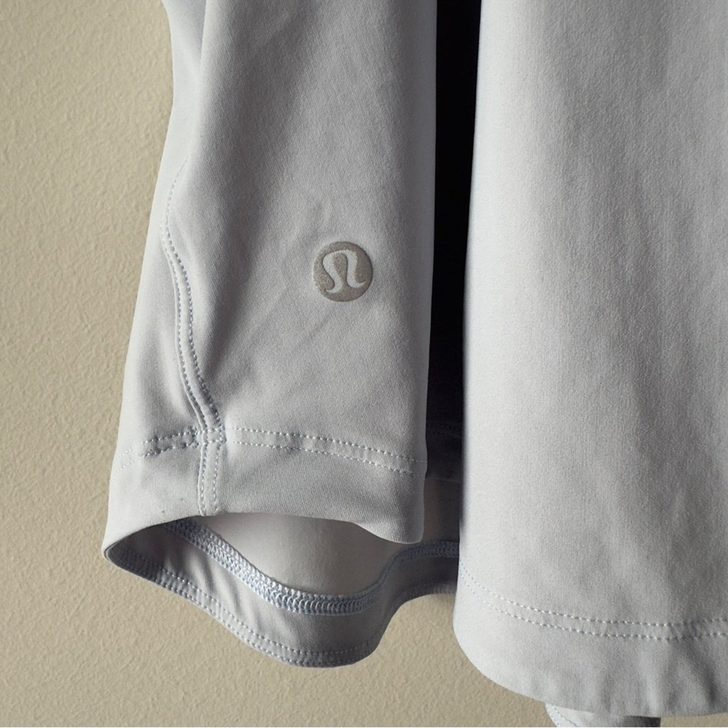 Lululemon Run Off-Route Tank top Fitted Sleeveless Blue sheer panel double strap