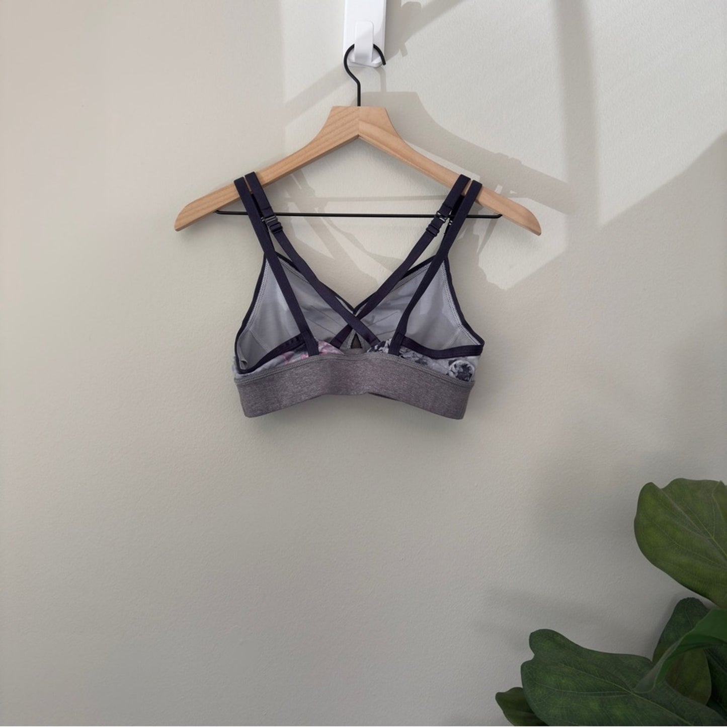 Lululemon If You’re Lucky Bra in Moody Mirage White Deep Navy/Slate/Naval Blue 8