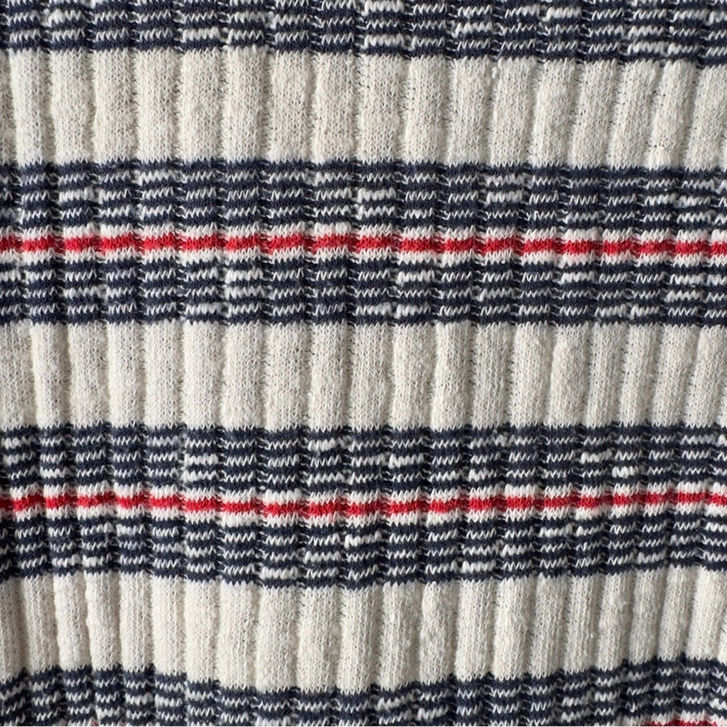 Madewell Ribbed Striped Knit Dress Short Sleeve Bodycon crew neck preppy buttons