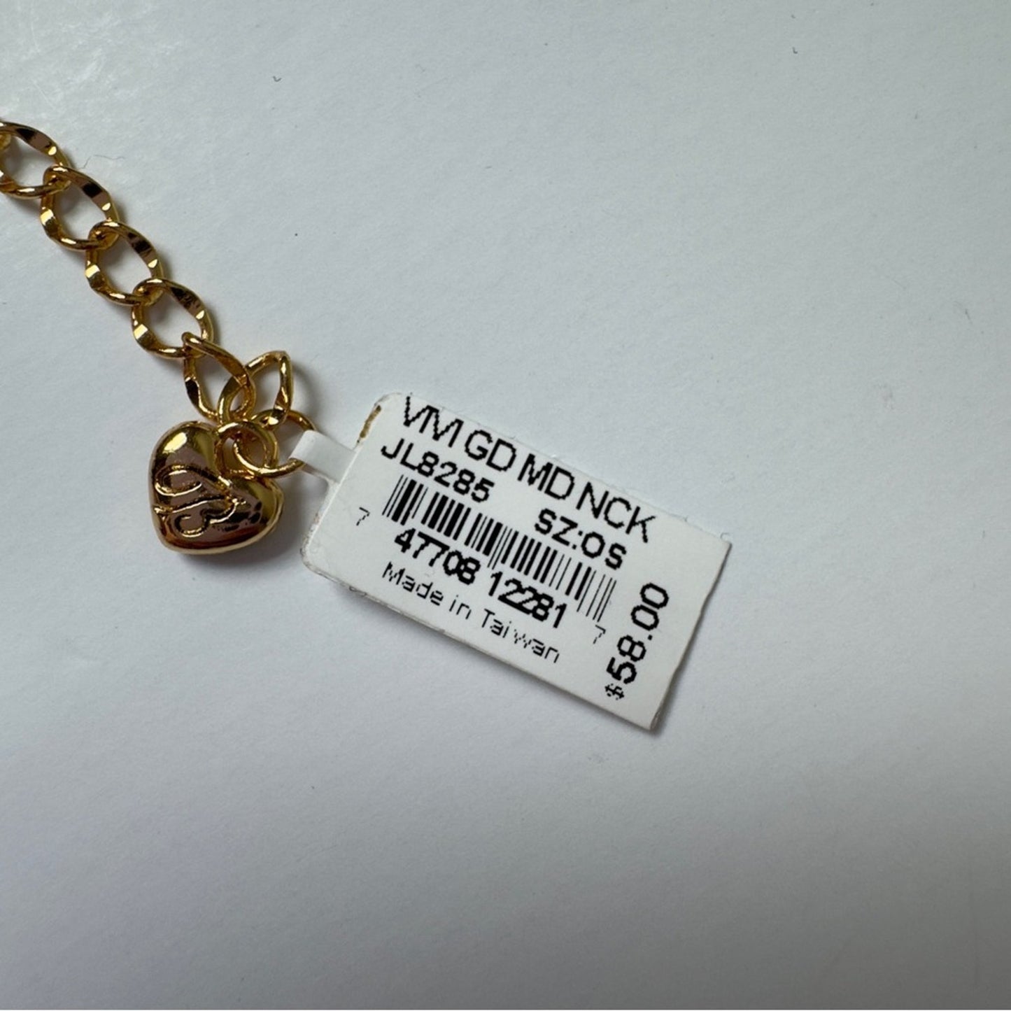 Brighton Elegant Gold & Silver Heart Pendant 2024 Necklace Chain w/ Rainbow Bag