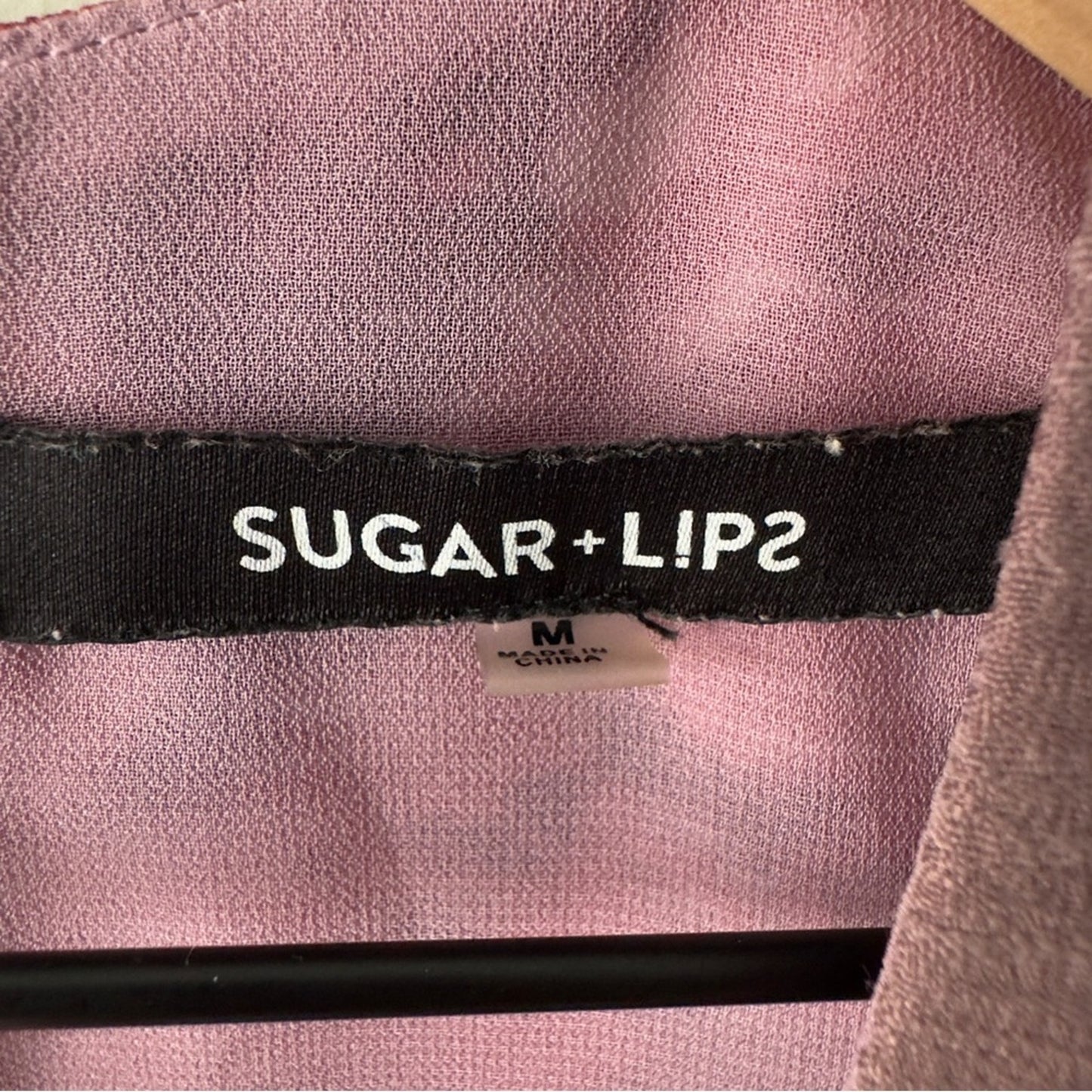 Sugar + Lips Floral V-Neck Jumpsuit Zip Up Back Sleeveless Full Wide Leg Zipper