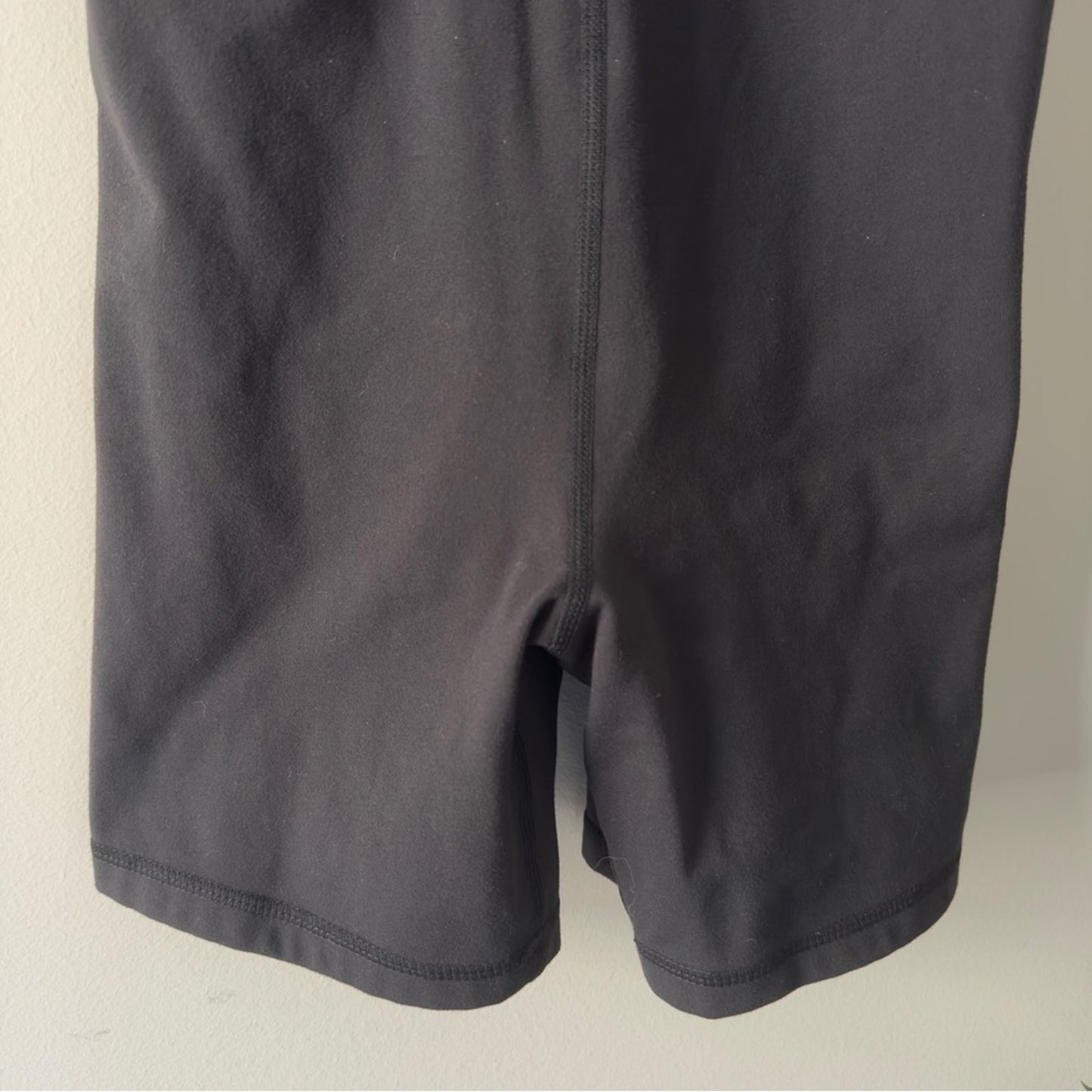 Revolve WeWoreWhat Black Sleeveless Mesh Panel Shorts Romper Stretch Athletic S