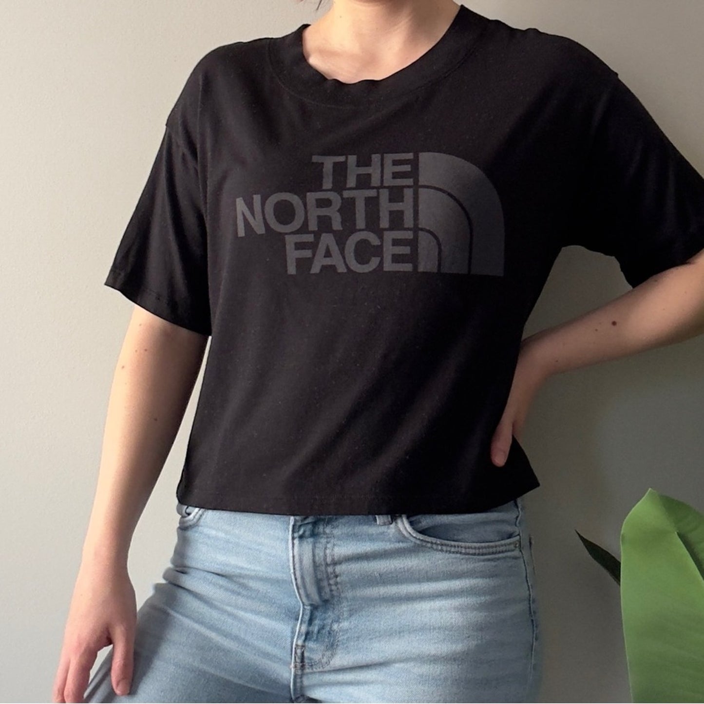 The North Face Women's Black Short Sleeve Tee T-Shirt Top Half Dome Logo Crew M