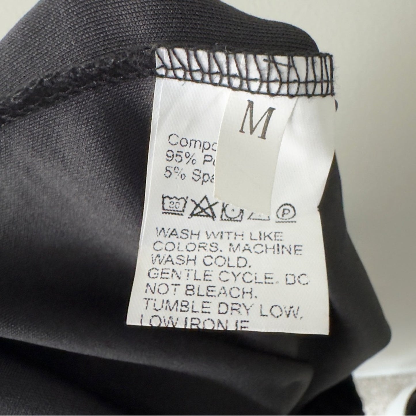 Business Casual Slit Front Leg Black Women's Pants Stretch Solid Unbranded Work