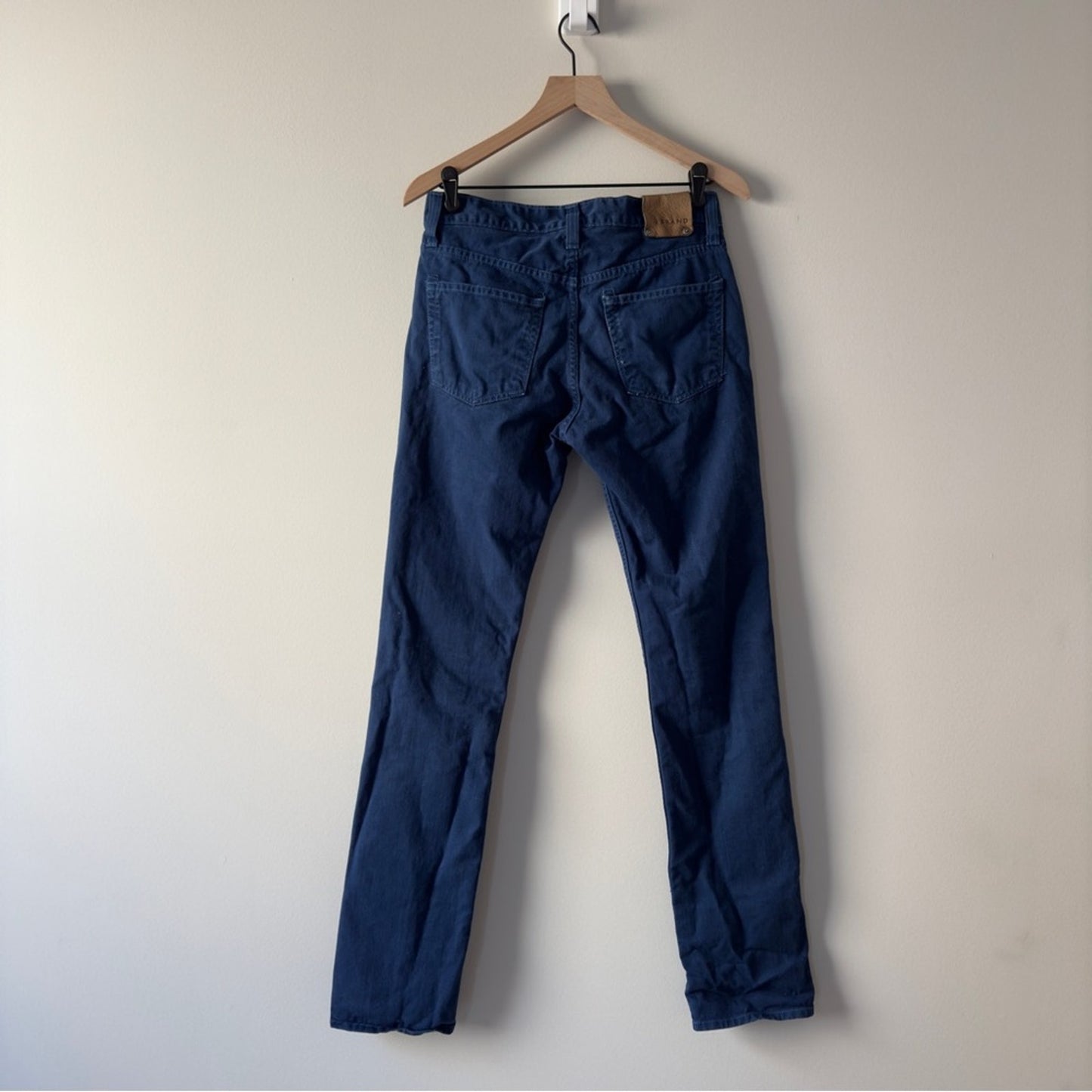J Brand Kane Slim Straight Leg Jeans Blue zip button casual denim made in USA 30