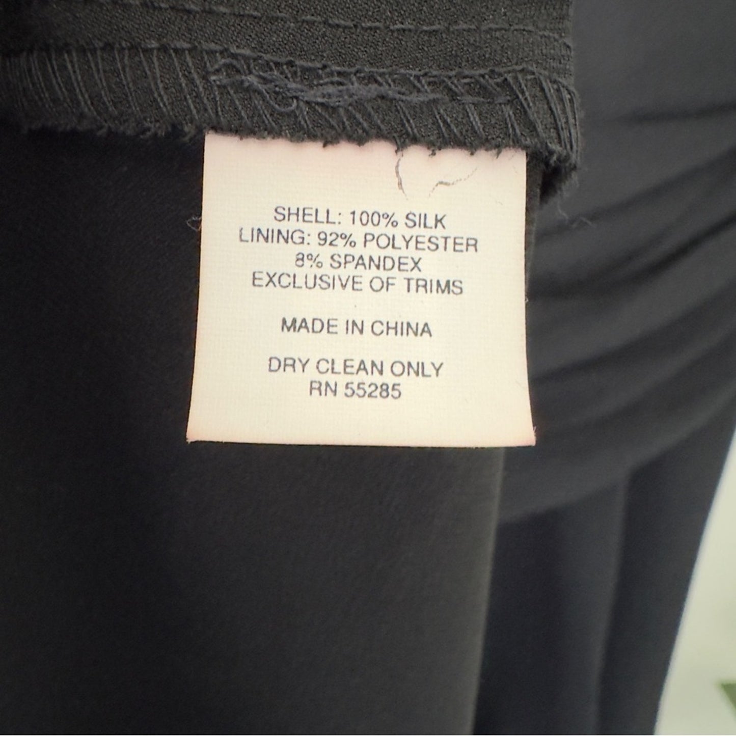 Express Vintage Y2K 100% Silk Shell Black V-Neck Mini Dress A-Line Sleeveless 12