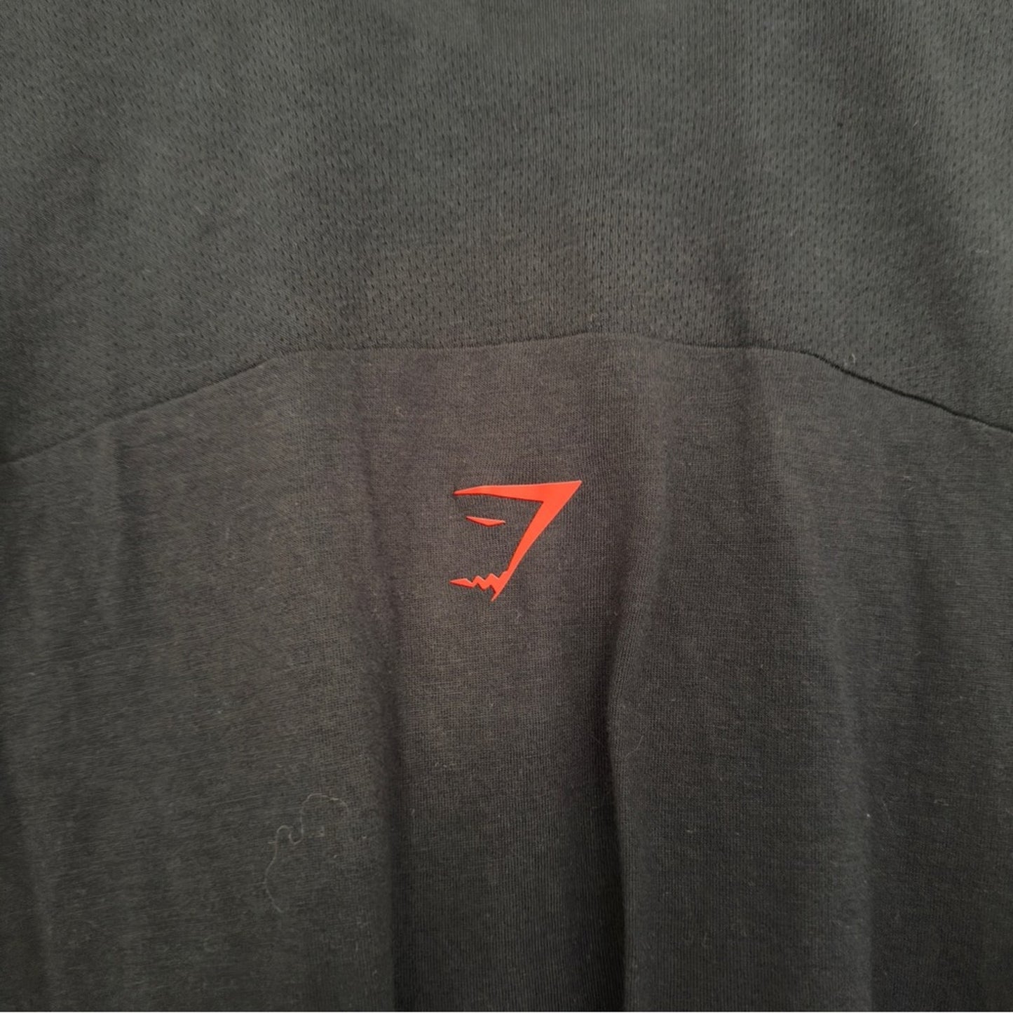 Gymshark sleeveless athletic tank top gym workout black orange Athleisure active