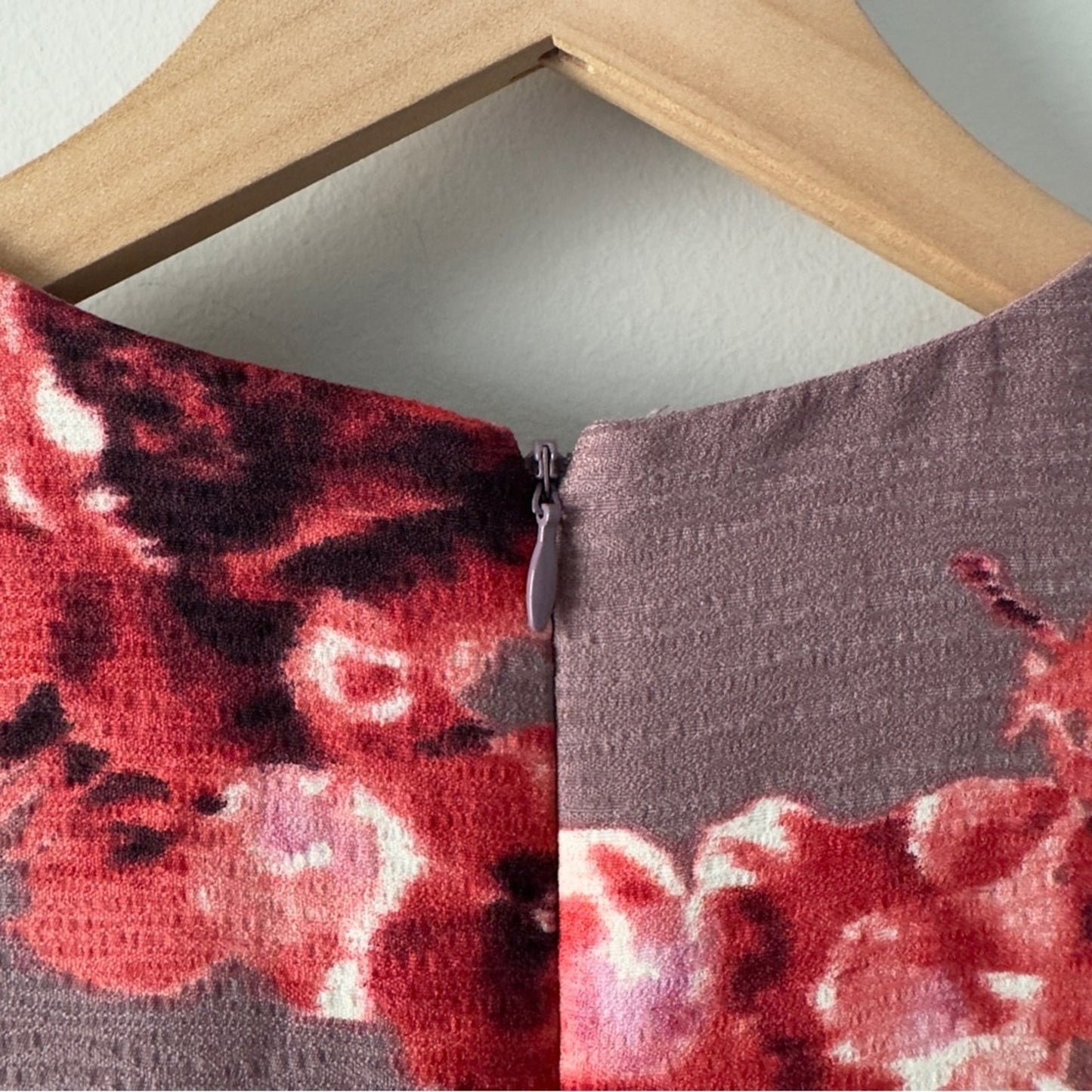 Sugar + Lips Floral V-Neck Jumpsuit Zip Up Back Sleeveless Full Wide Leg Zipper