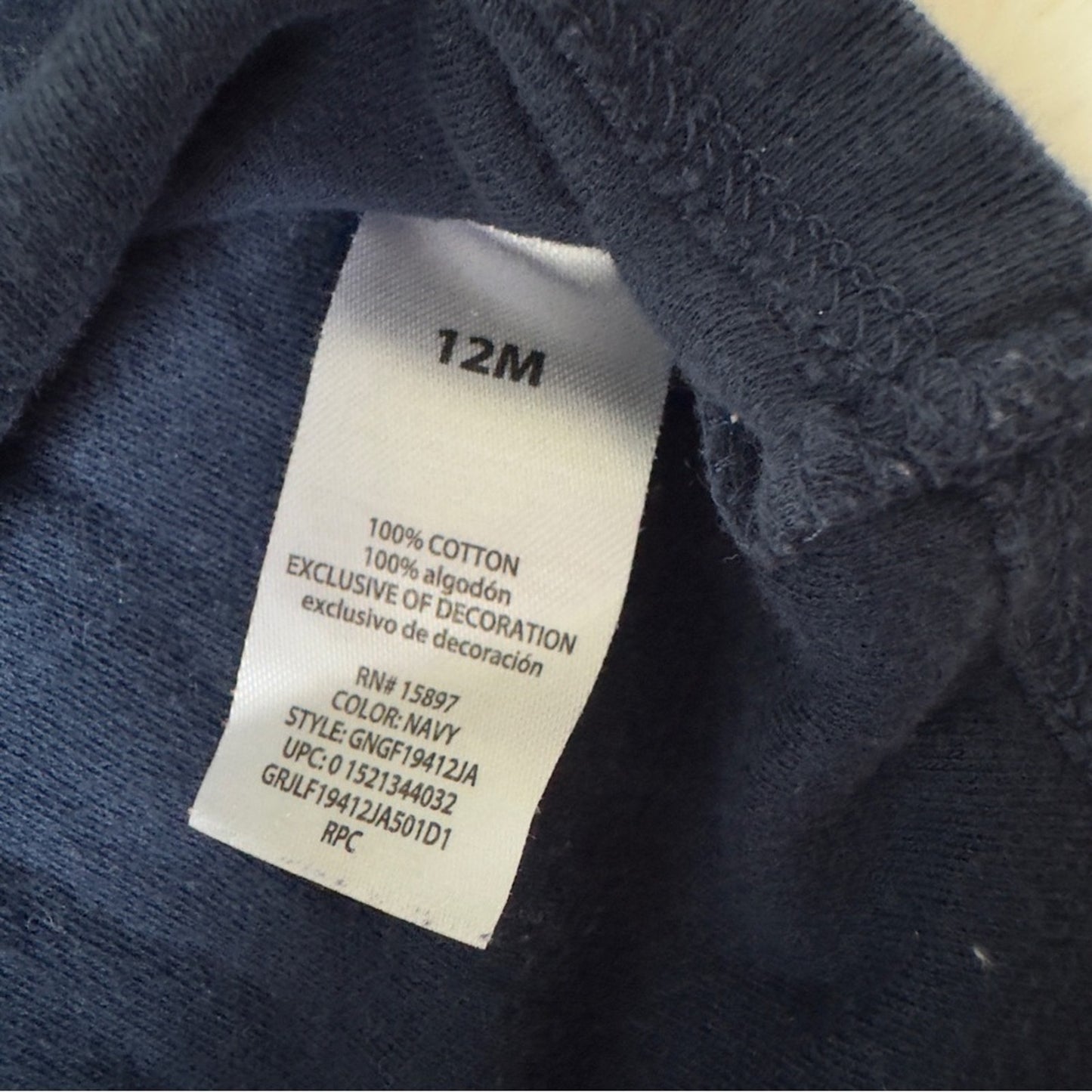 Garanimals Baby Onesies One Pieces lot Navy Poodle Purple striped Mustard bunny